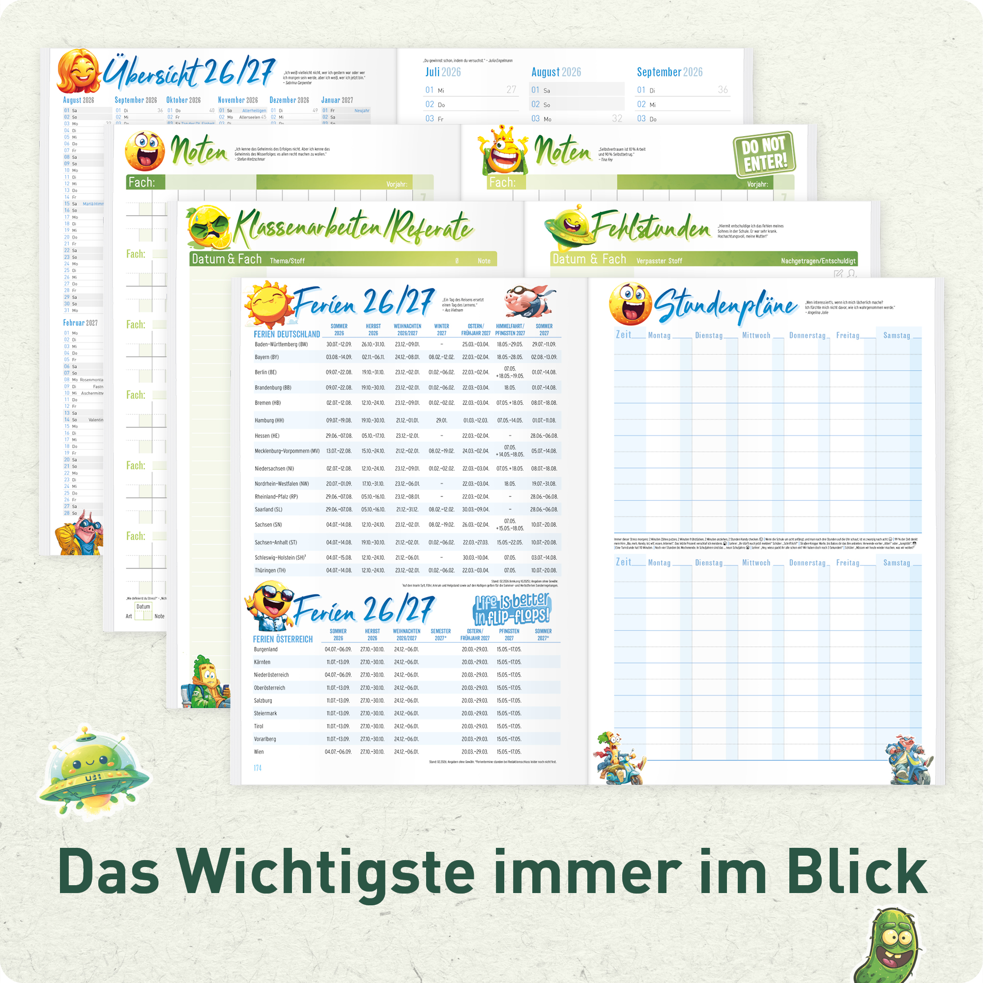 Artikelbild 5 des Artikels “Häfft Original Hausaufgabenheft A5 2026/2027 [Goal for It] “