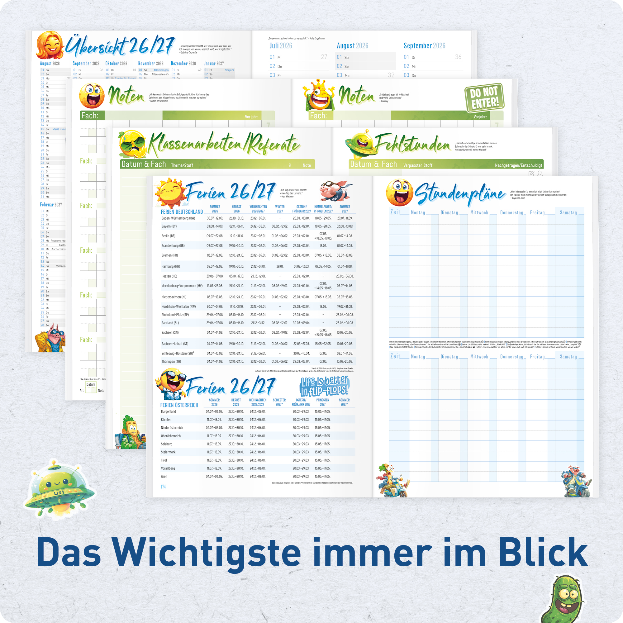 Artikelbild 5 des Artikels “Häfft Original Hausaufgabenheft A5 2026/2027 [One more Level] “