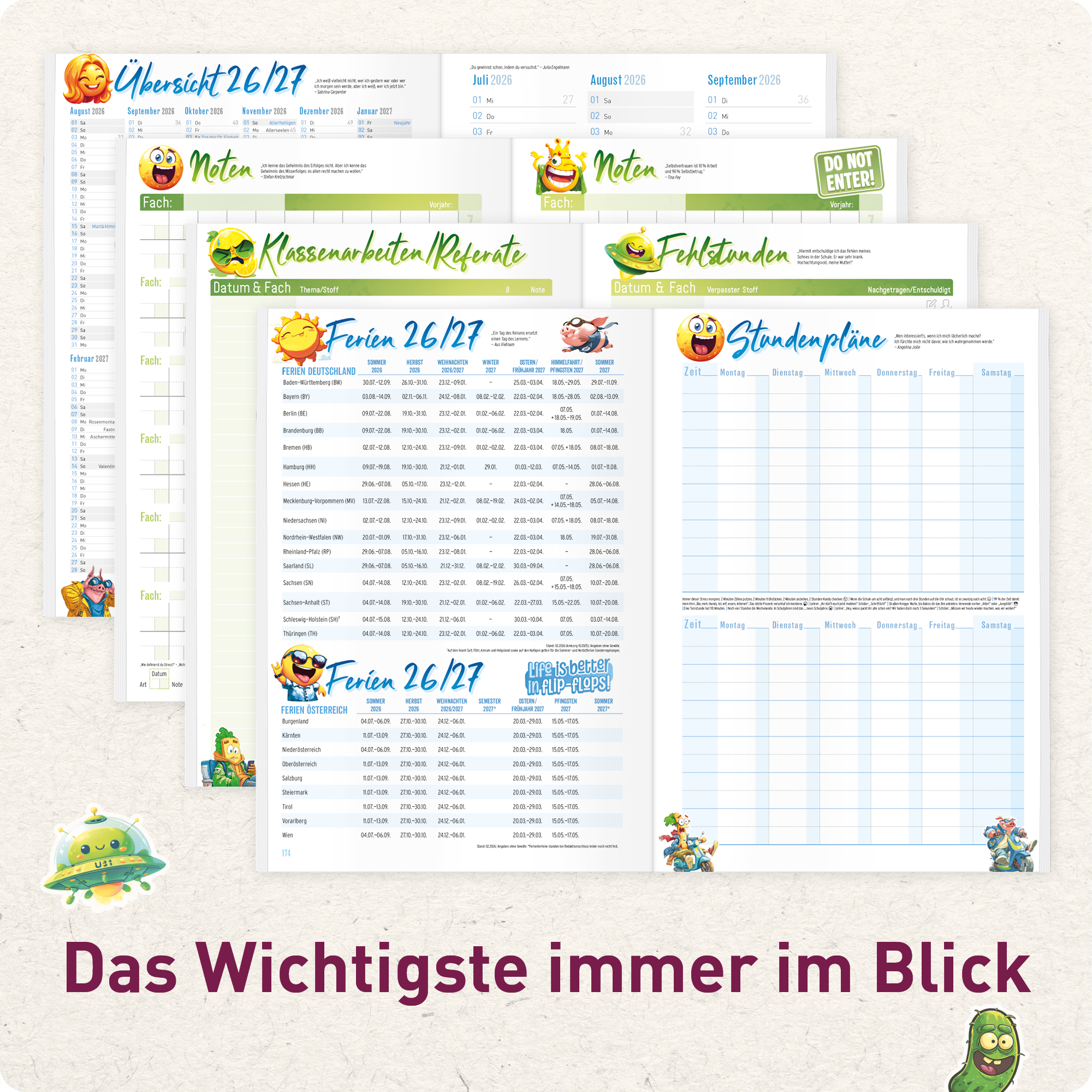 Artikelbild 5 des Artikels “Häfft® Original Hausaufgabenheft A5 2026/2027 [Muc Häfft] für München “
