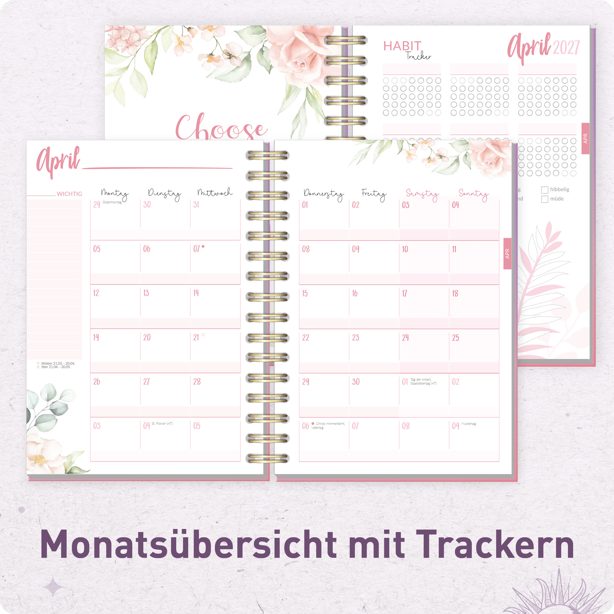Artikelbild 5 des Artikels “Häfft-Timer Fancy A5 2026/2027 [Midnight Sun] “
