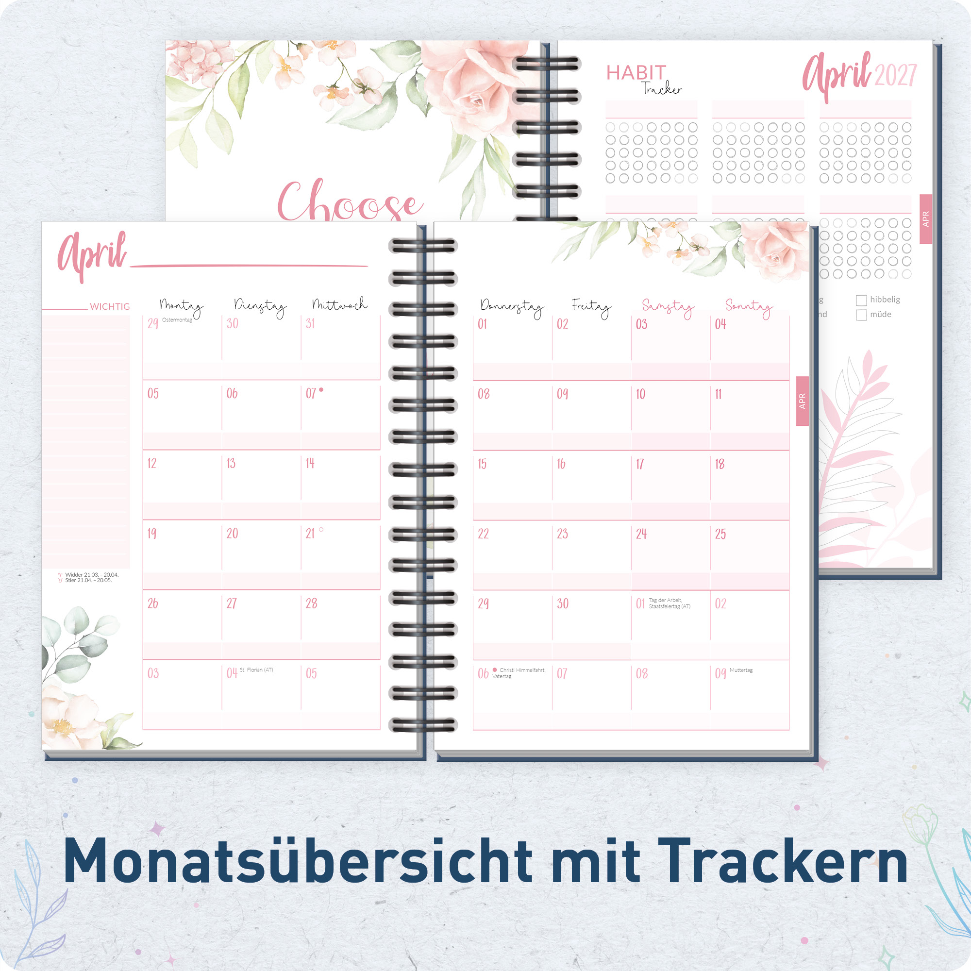 Artikelbild 5 des Artikels “Häfft-Timer Fancy A5 2026/2027 [Night Flower] “