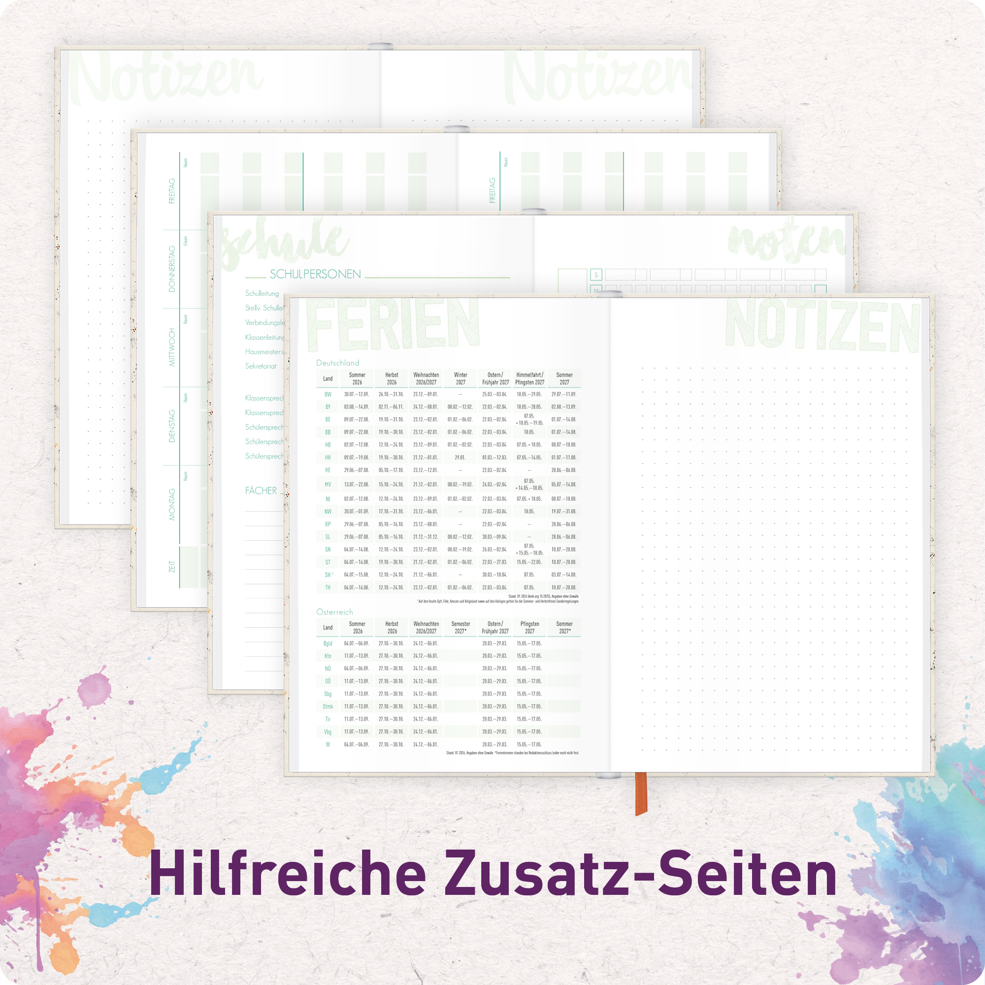 Artikelbild 5 des Artikels “Schulstuff Schüler:innen-Timer A5 2026/2027 [Why not?] “