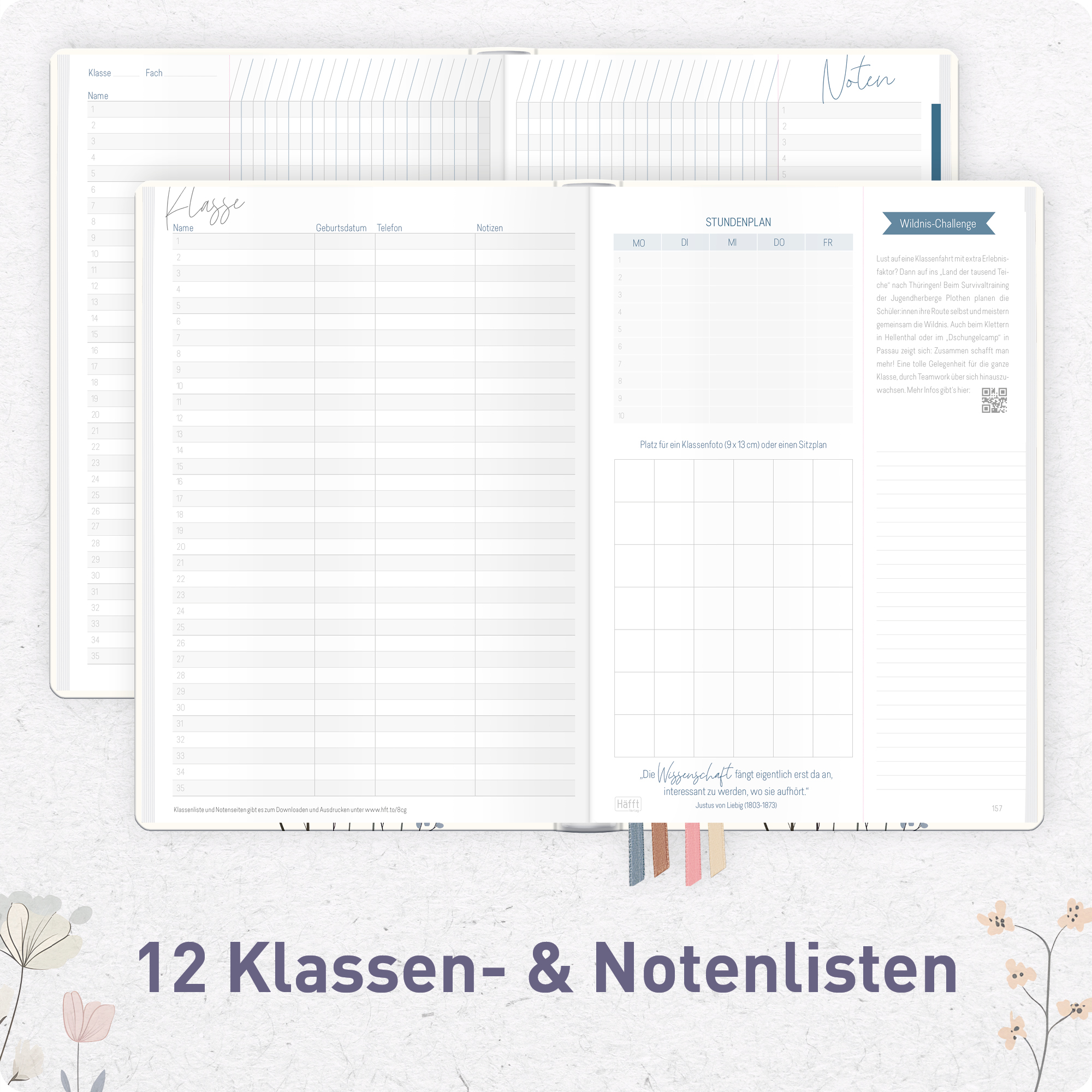 Artikelbild 5 des Artikels “Lehrer-Planer A5+ 26/27 [Flower Joy] “