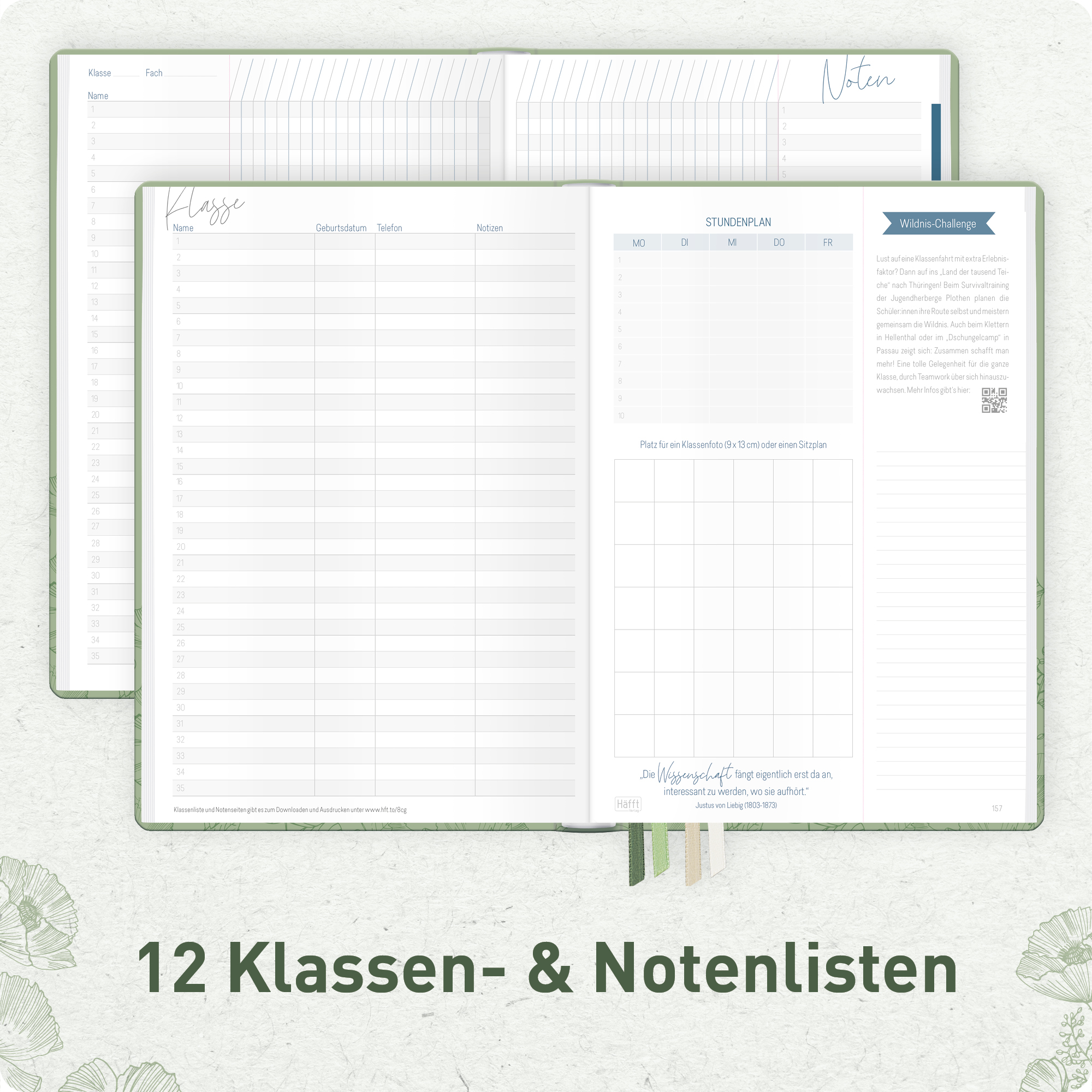 Artikelbild 5 des Artikels “Lehrer-Planer A5+ 26/27 [Green Poppy] “