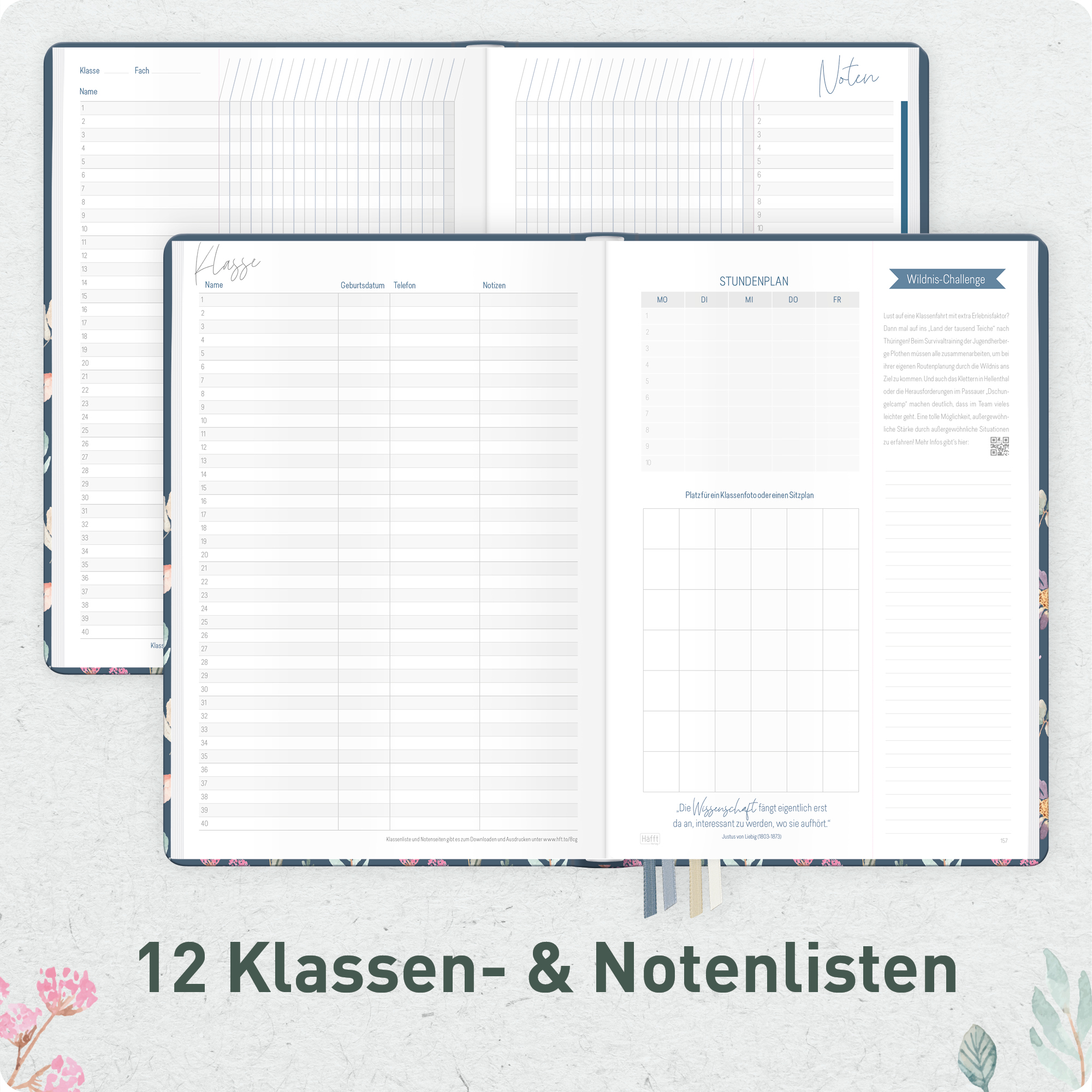 Artikelbild 5 des Artikels “Lehrer-Planer Maxi A4+ 26/27 [Flying Flowers] “