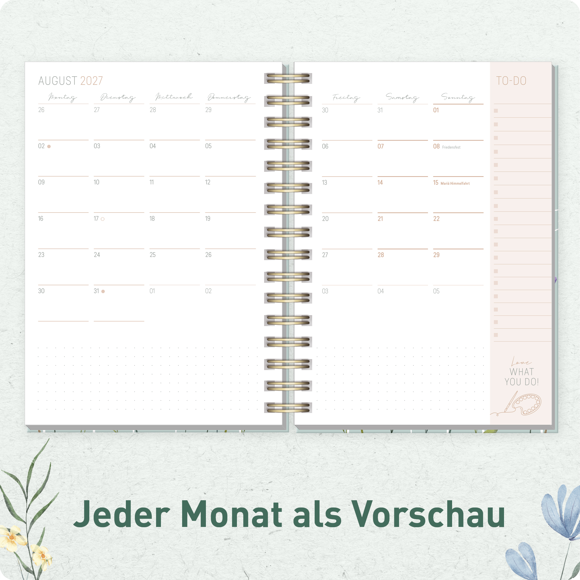 Artikelbild 5 des Artikels “Lieblings-Timer A5 2026/2027 [Spring Flowers] “