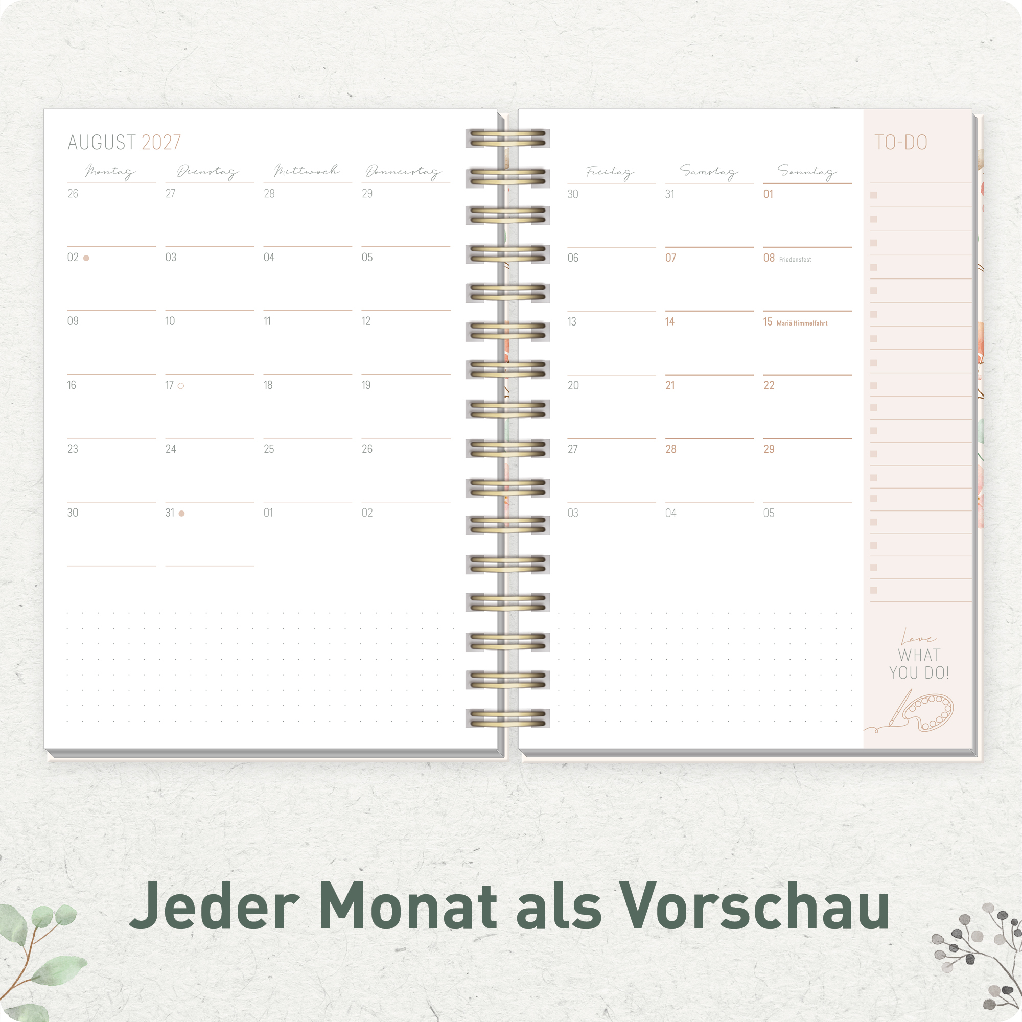 Artikelbild 5 des Artikels “Lieblings-Timer A5 2026/2027 [Wild Blossoms] “