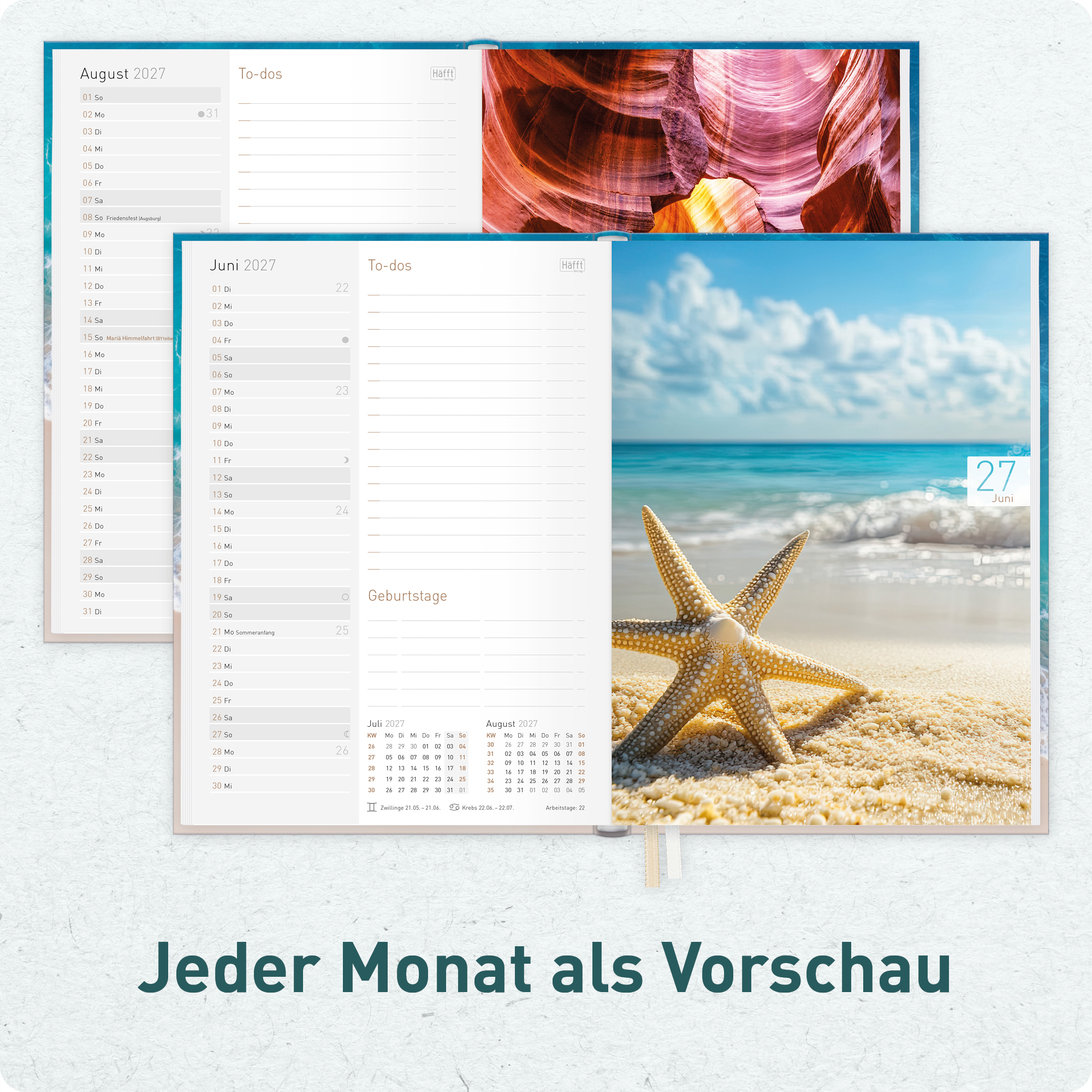 Artikelbild 5 des Artikels “Chäff-Timer A5 2026/2027 [Summer Beach] “