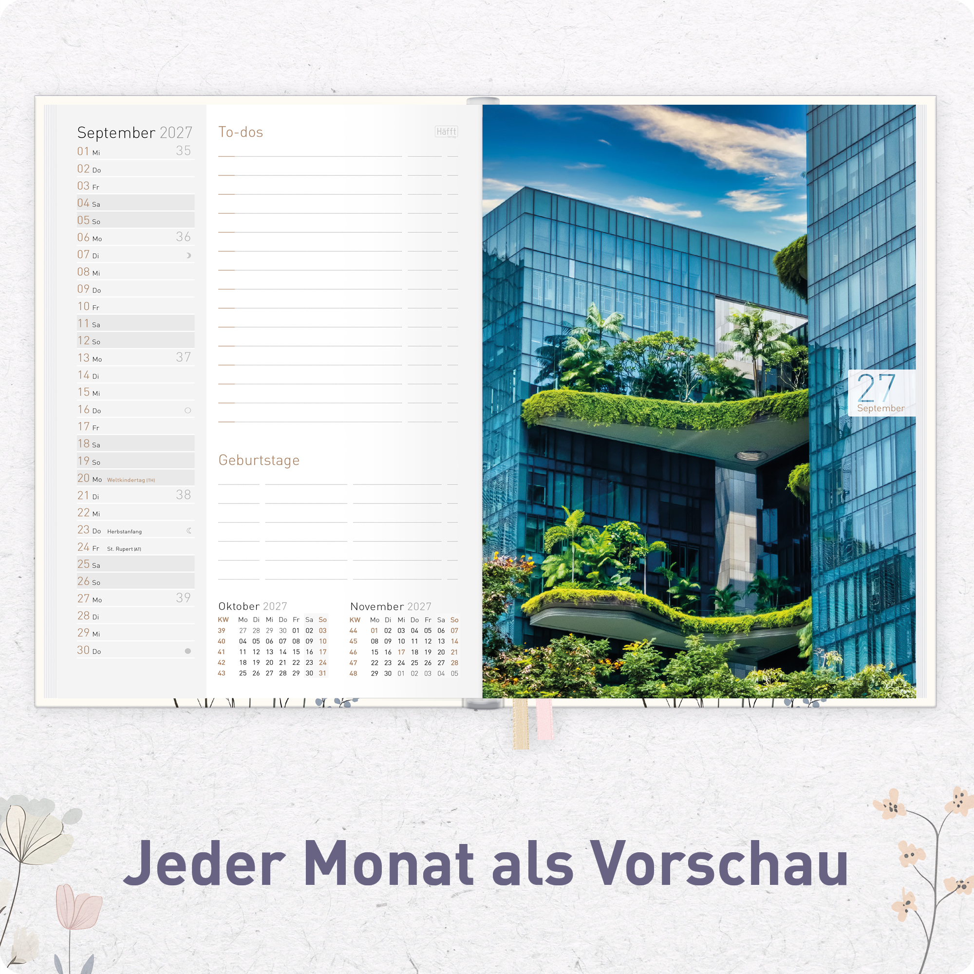 Artikelbild 5 des Artikels “Chäff-Timer Mini A6+ 2026/2027 [Flower Joy] “