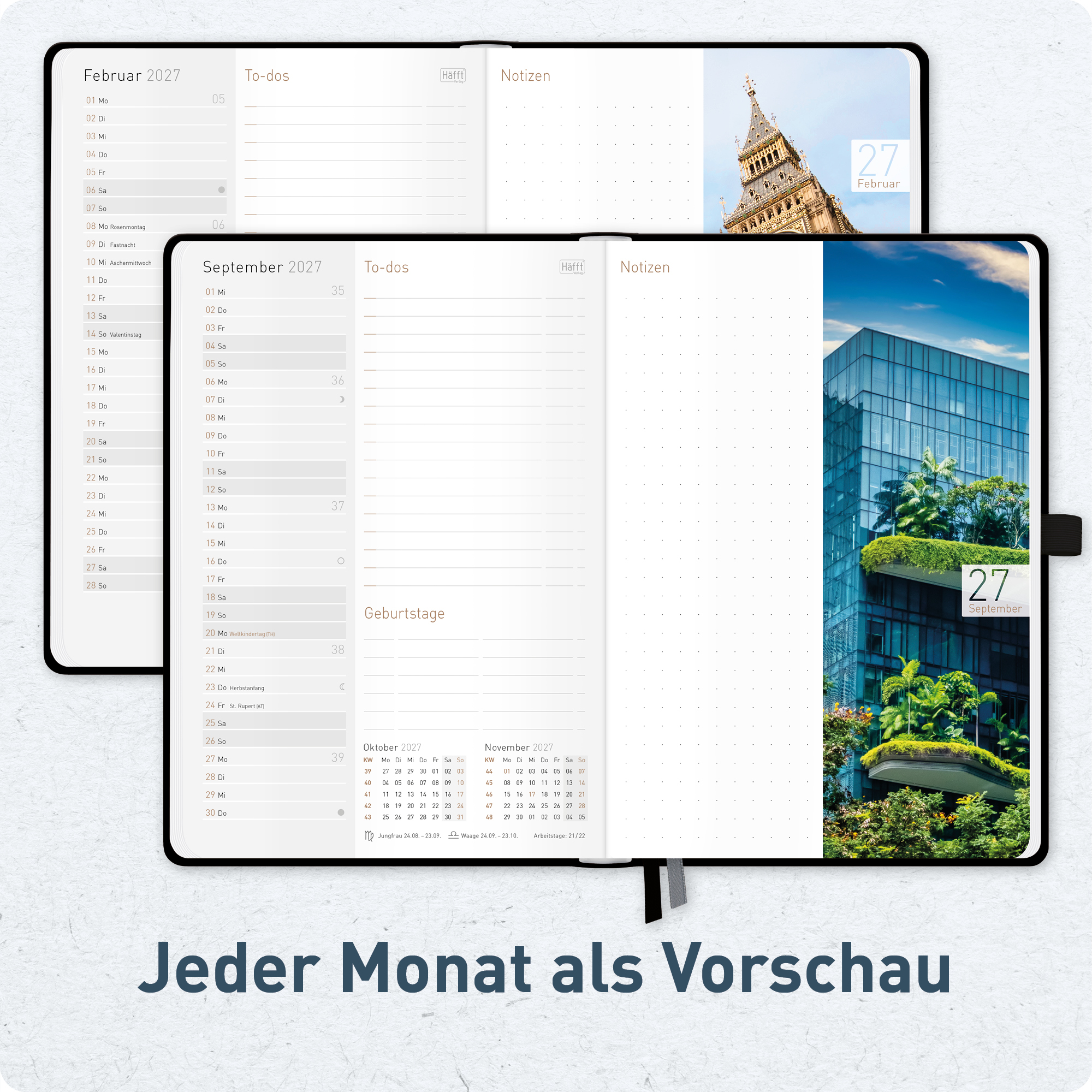 Artikelbild 5 des Artikels “Chäff-Timer Premium A5 2026/2027 [Schwarz] “