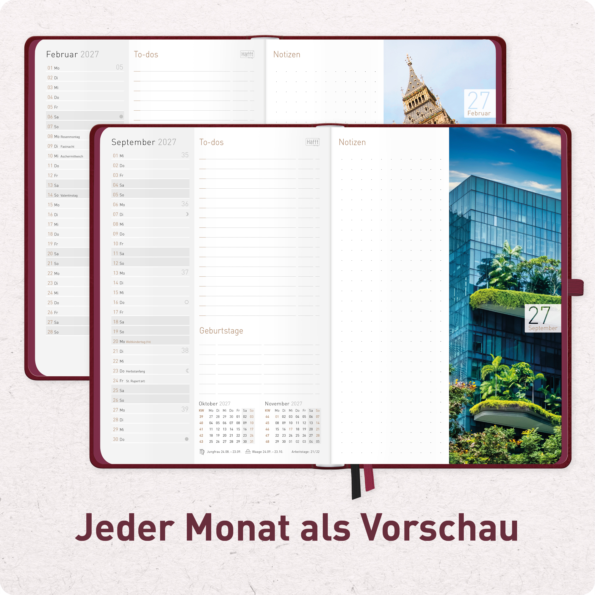 Artikelbild 5 des Artikels “Chäff-Timer Deluxe A5 2026/2027 [Berry] “