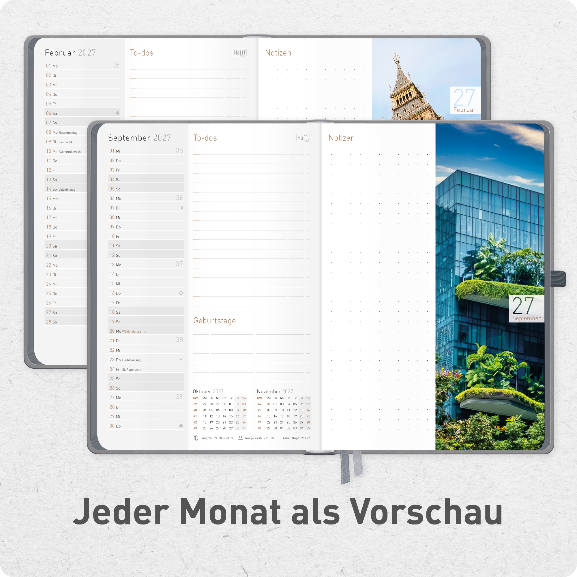 Artikelbild 5 des Artikels “Chäff-Timer Deluxe A5 2026/2027 [Grey Edition] “