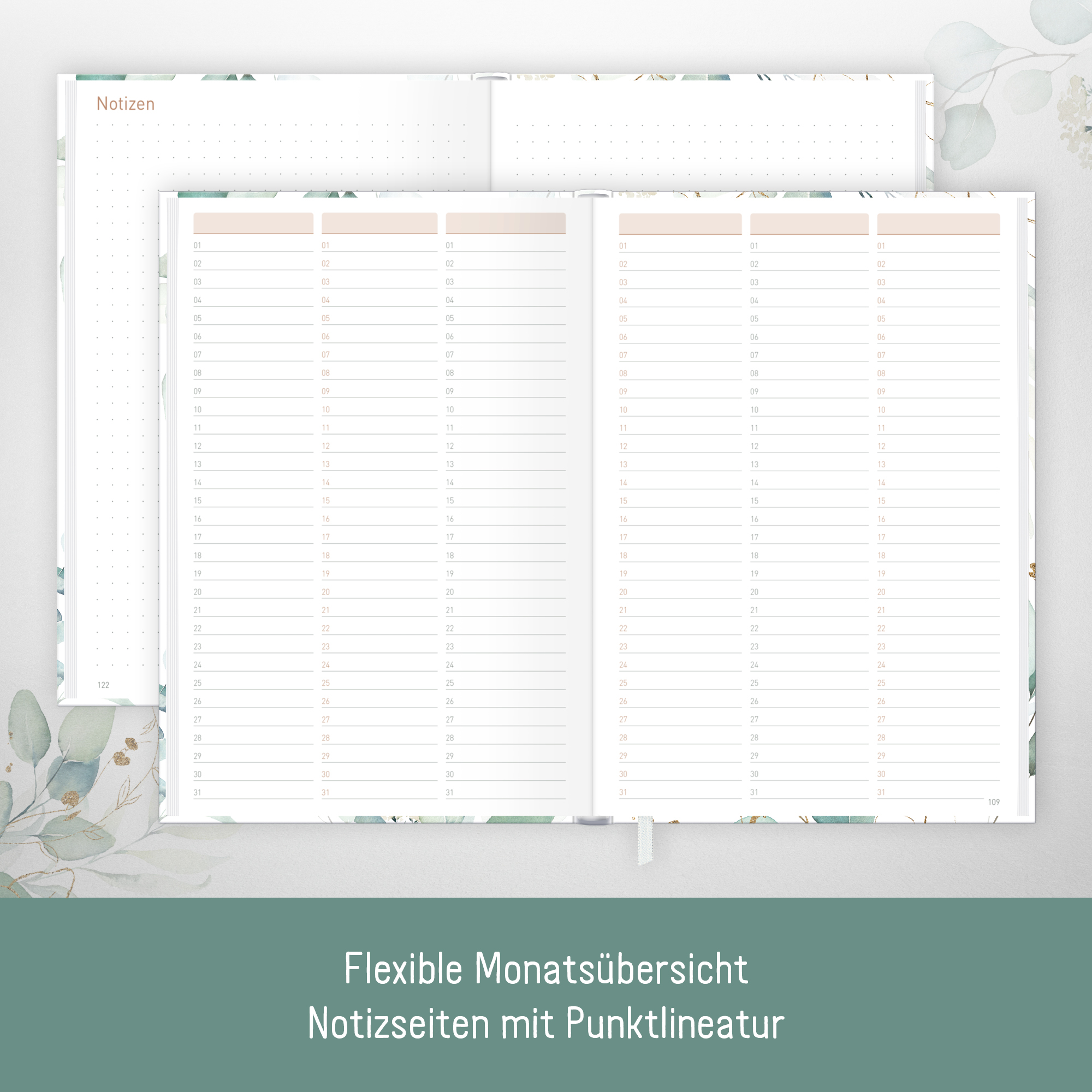 Artikelbild 5 des Artikels “Work & Life Wochenplaner A5 [Blattgold] “