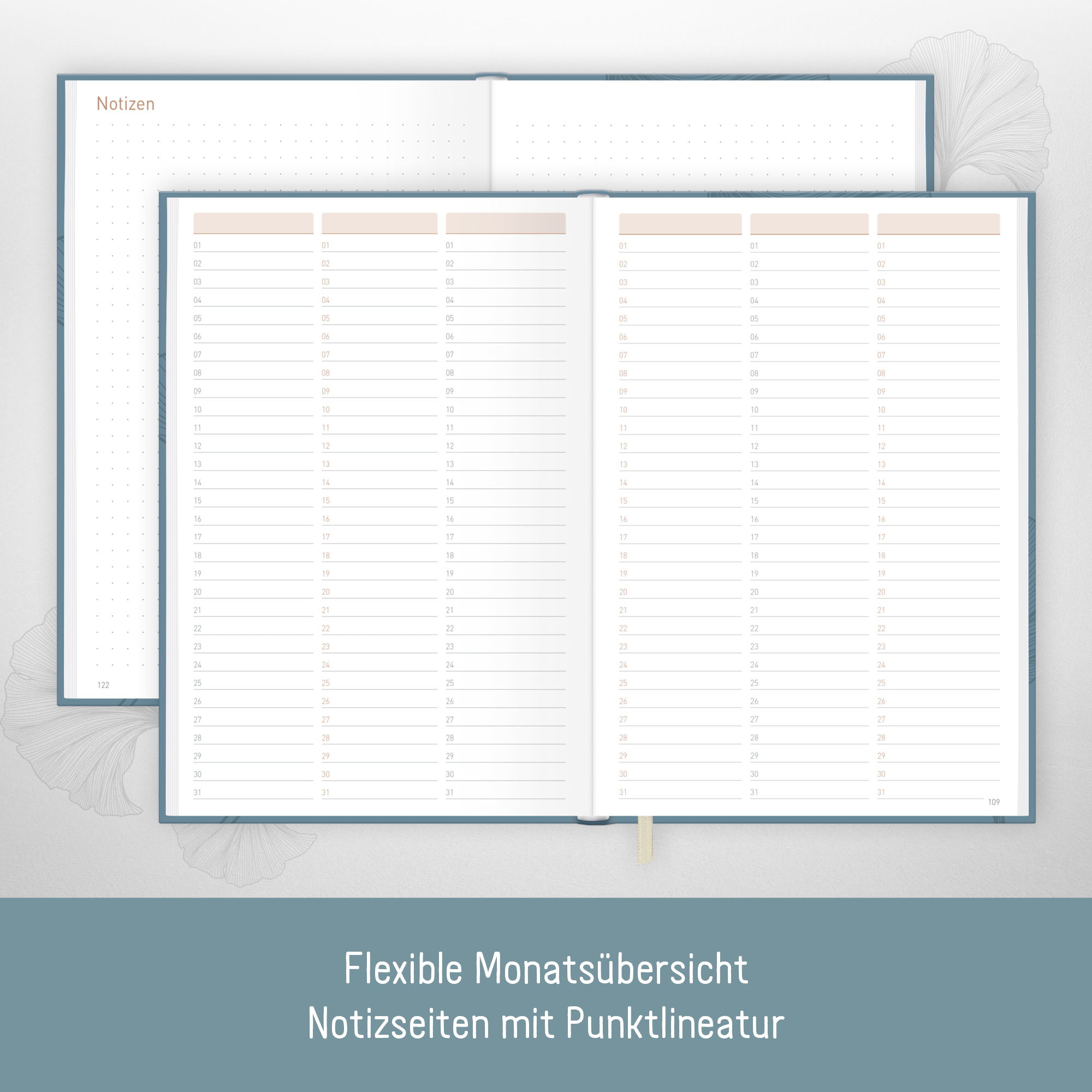 Artikelbild 5 des Artikels “Work & Life Wochenplaner A5 [Blue Ginkgo] “