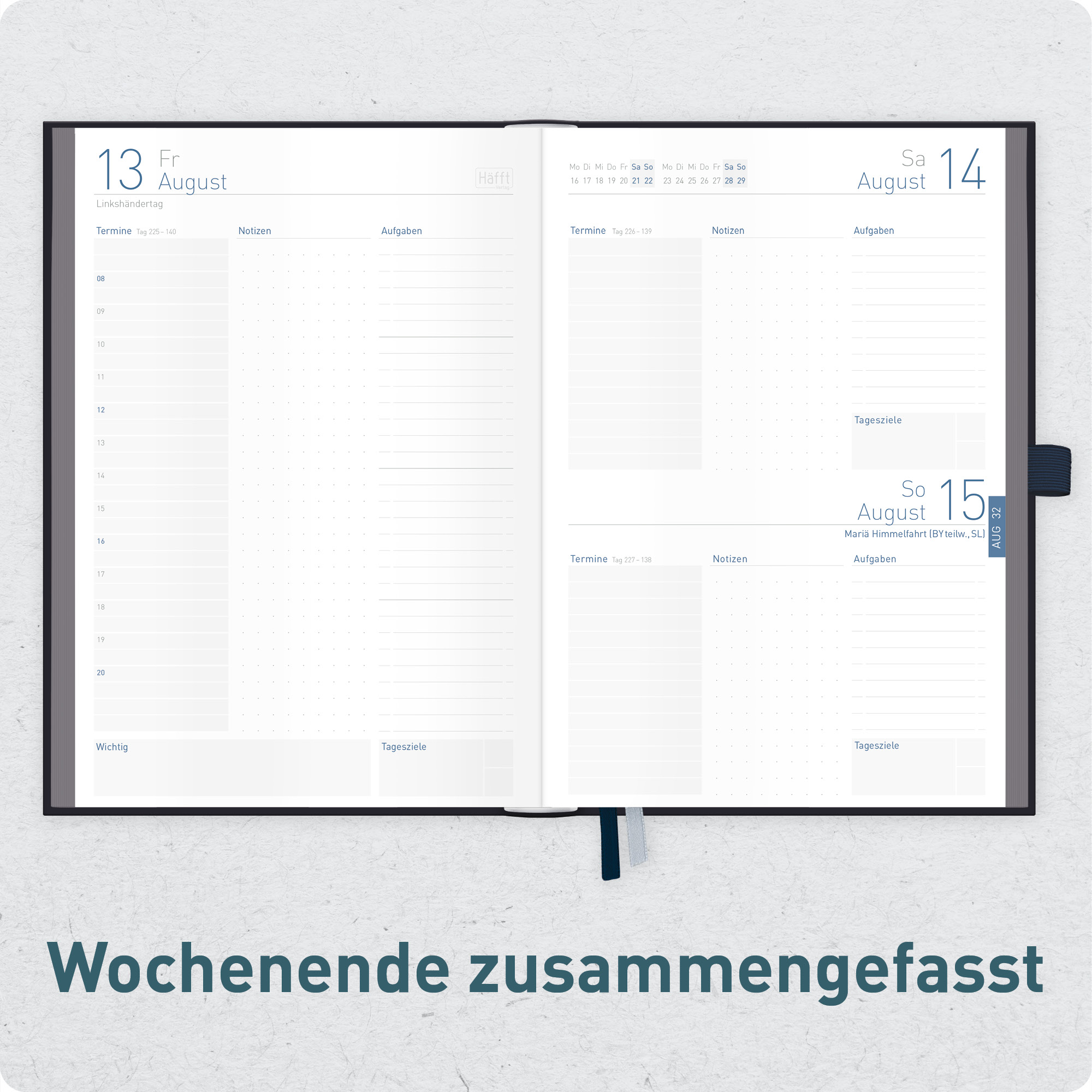 Artikelbild 5 des Artikels “Organizer Day by Day Deluxe A5 2027 [Black Edition] “