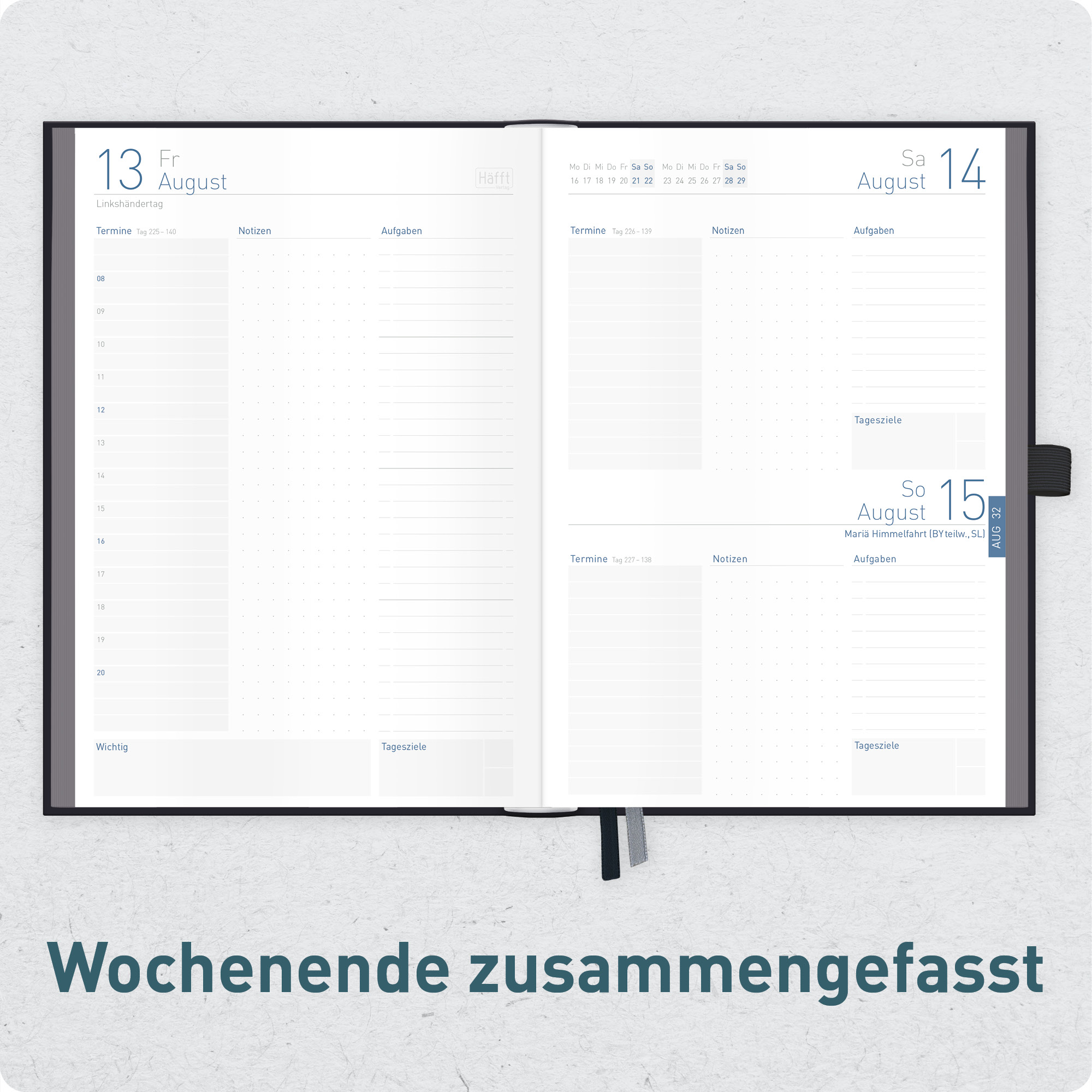 Artikelbild 5 des Artikels “Organizer Day by Day Deluxe A5 2027 [Black Edition] “