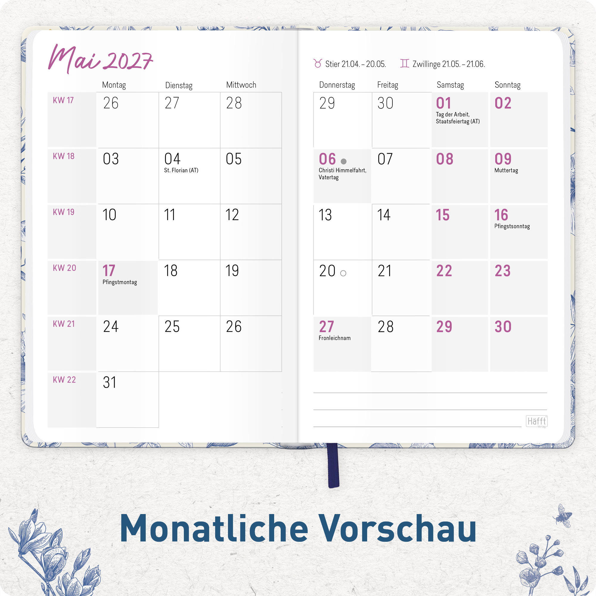 Artikelbild 5 des Artikels “Großdruck-Kalender A5 2027 [Fine Style] “