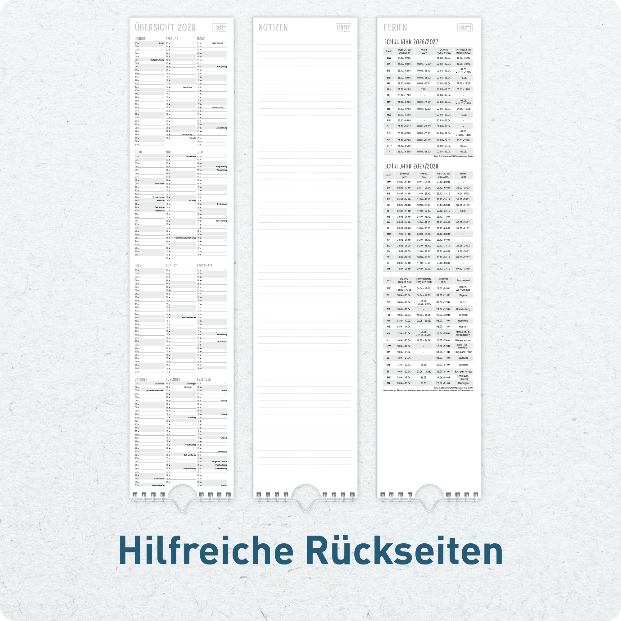 Artikelbild 5 des Artikels “Streifenkalender 2027 [Rainbow] “