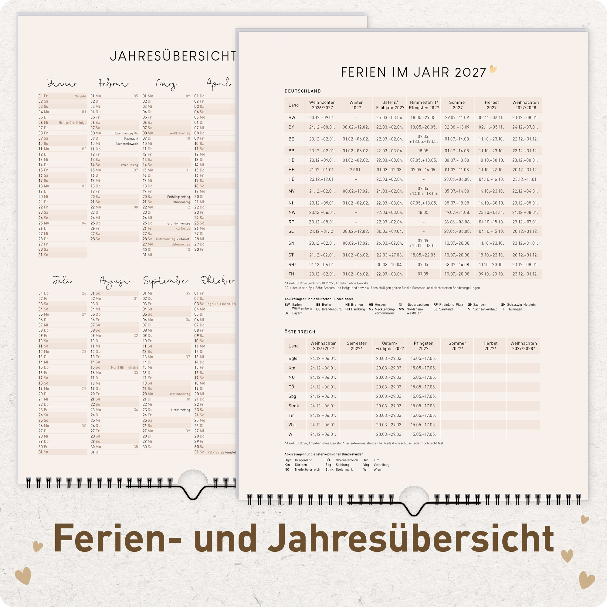 Artikelbild 5 des Artikels “Bastelkalender A4+ 2027 “