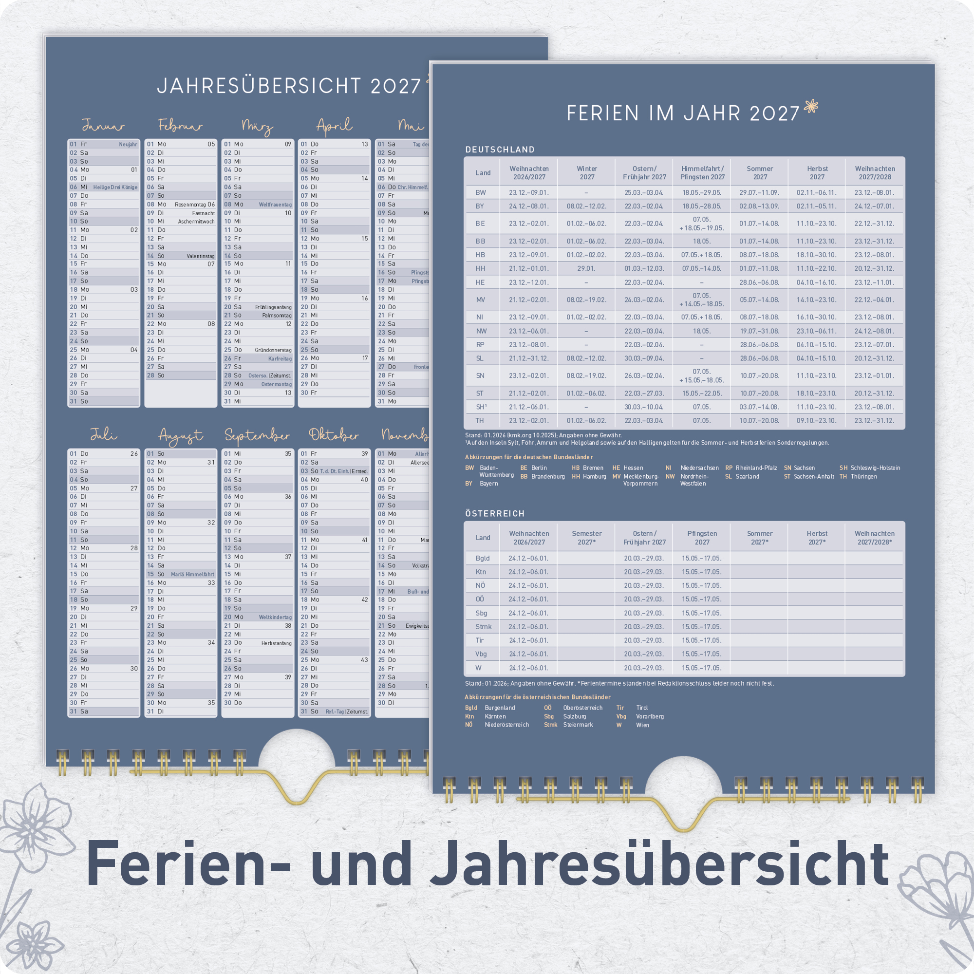 Artikelbild 5 des Artikels “Bastelkalender A5 2027 “