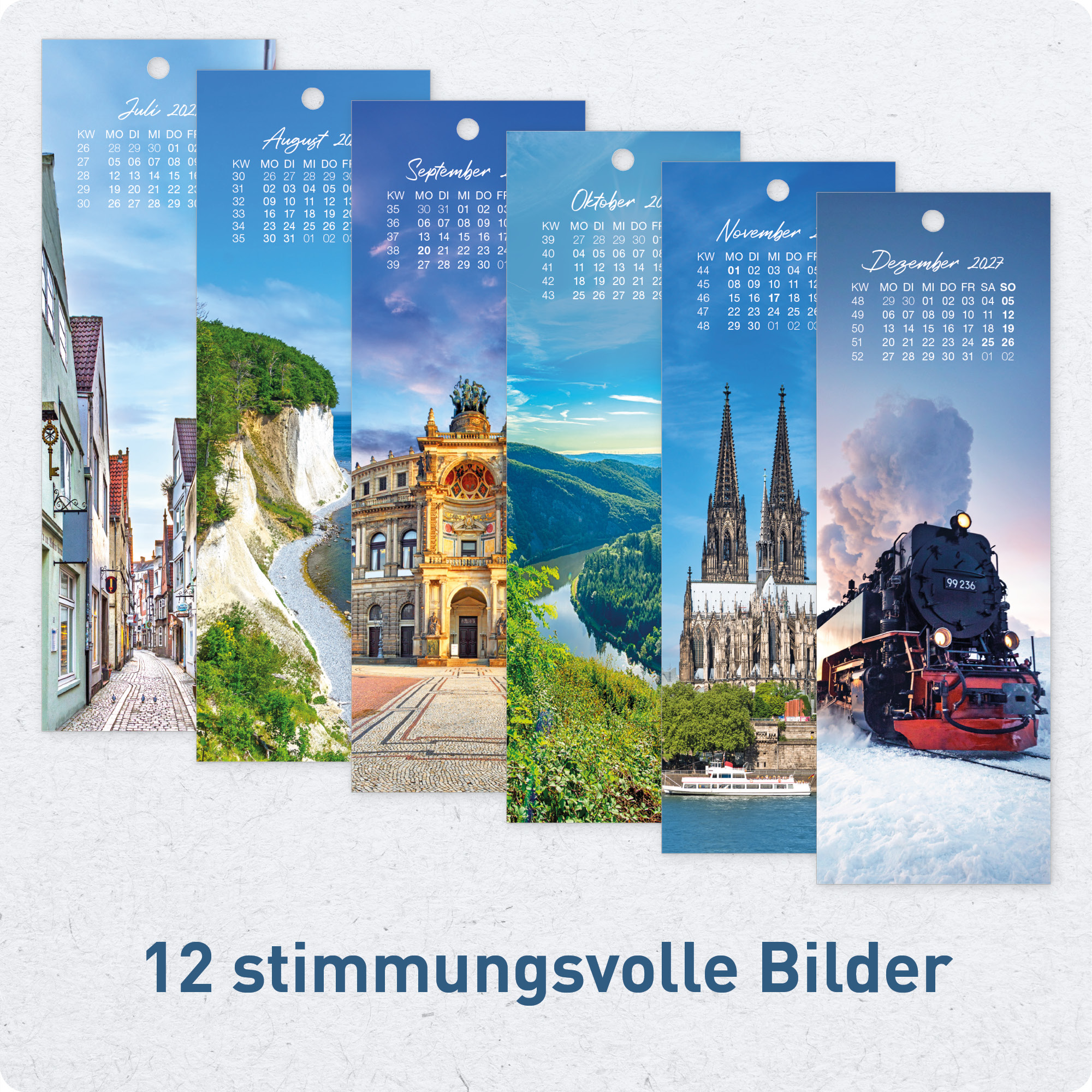 Artikelbild 5 des Artikels “Lesezeichenkalender 2027 [Herz & Heimat] “
