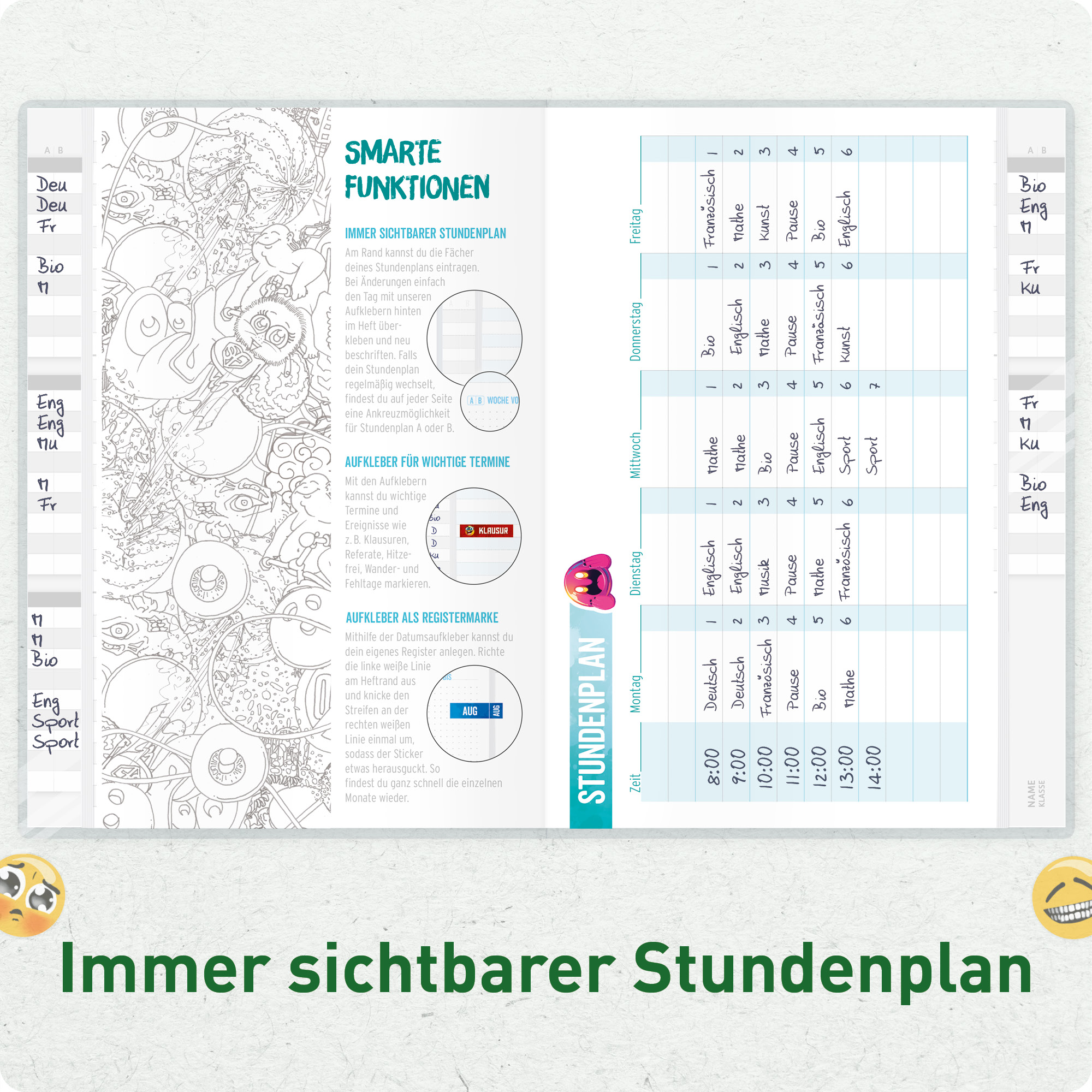 Artikelbild 5 des Artikels “Häfft Smart - Das Aufgabenheft mit Umschlag [Go for it!] “
