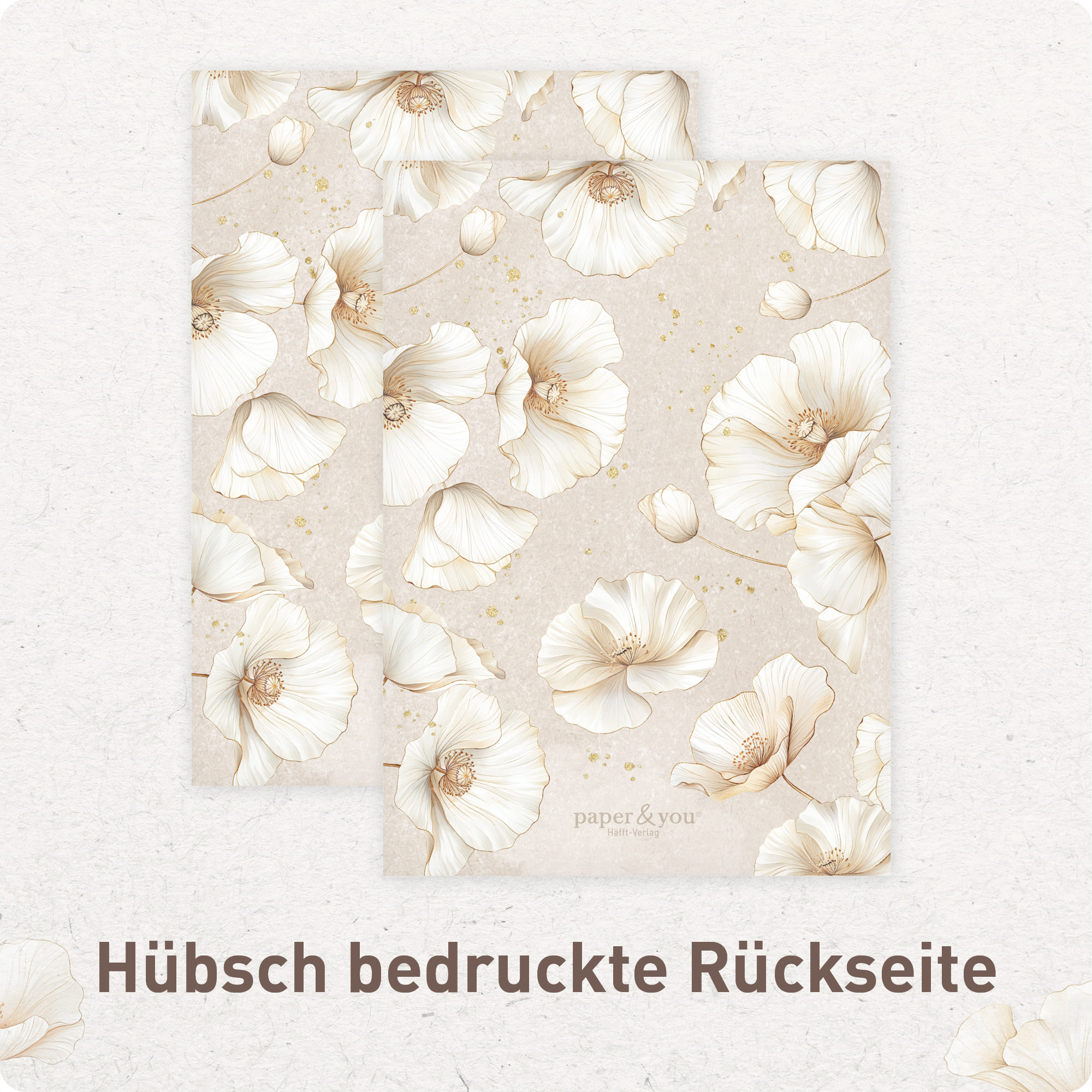 Artikelbild 5 des Artikels “paper&you To-do Listen Block A6 [Golden Blossoms] “