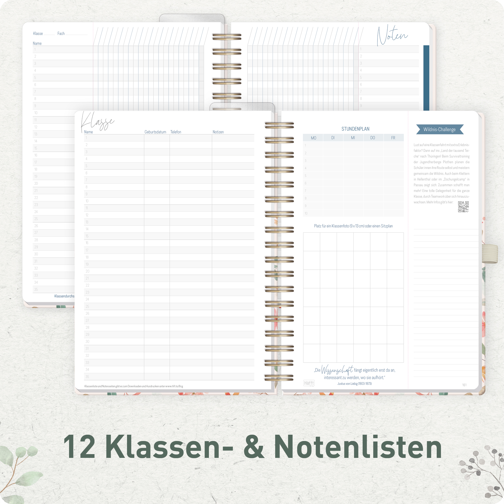 Artikelbild 5 des Artikels “Lehrer-Planer Deluxe A5+ 26/27 [Wild Blossoms] “