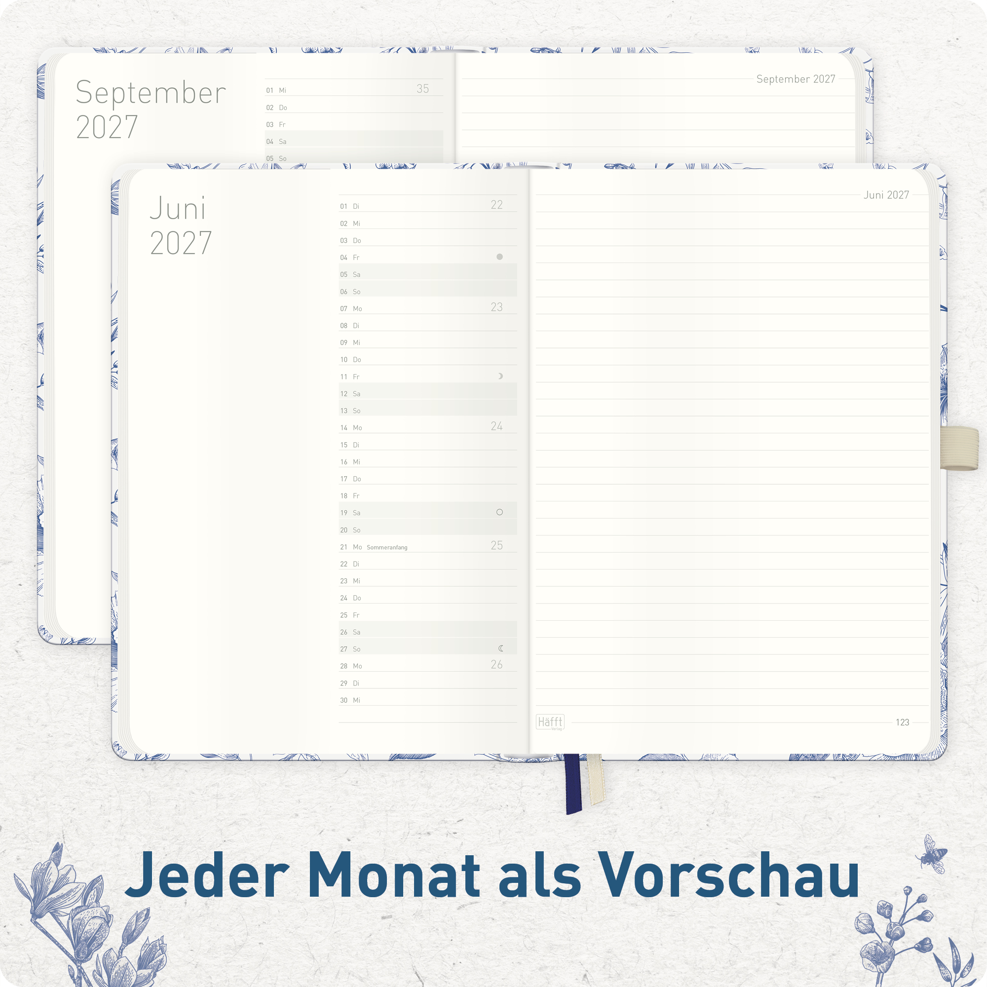 Artikelbild 5 des Artikels “Wochen-Notiz-Kalender 2026/2027 A5 [Fine Style] “