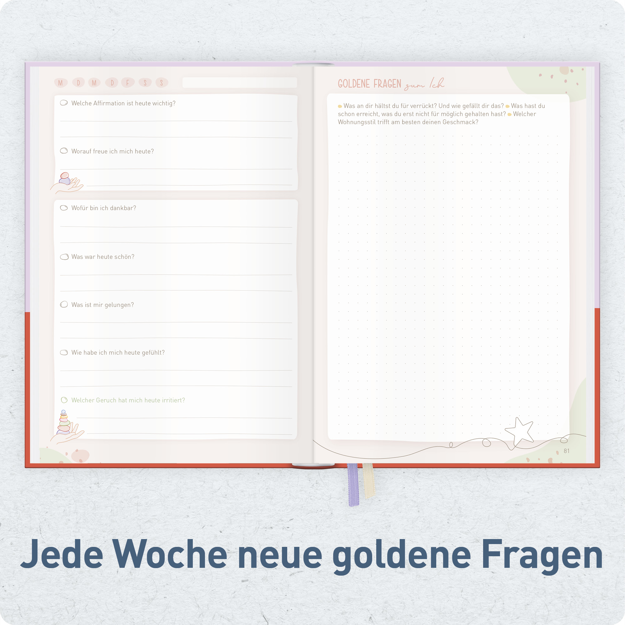 Artikelbild 5 des Artikels “paper&you Das 7-Fragen-Tagebuch A5 für 6 Monate [Gedankenreise] “