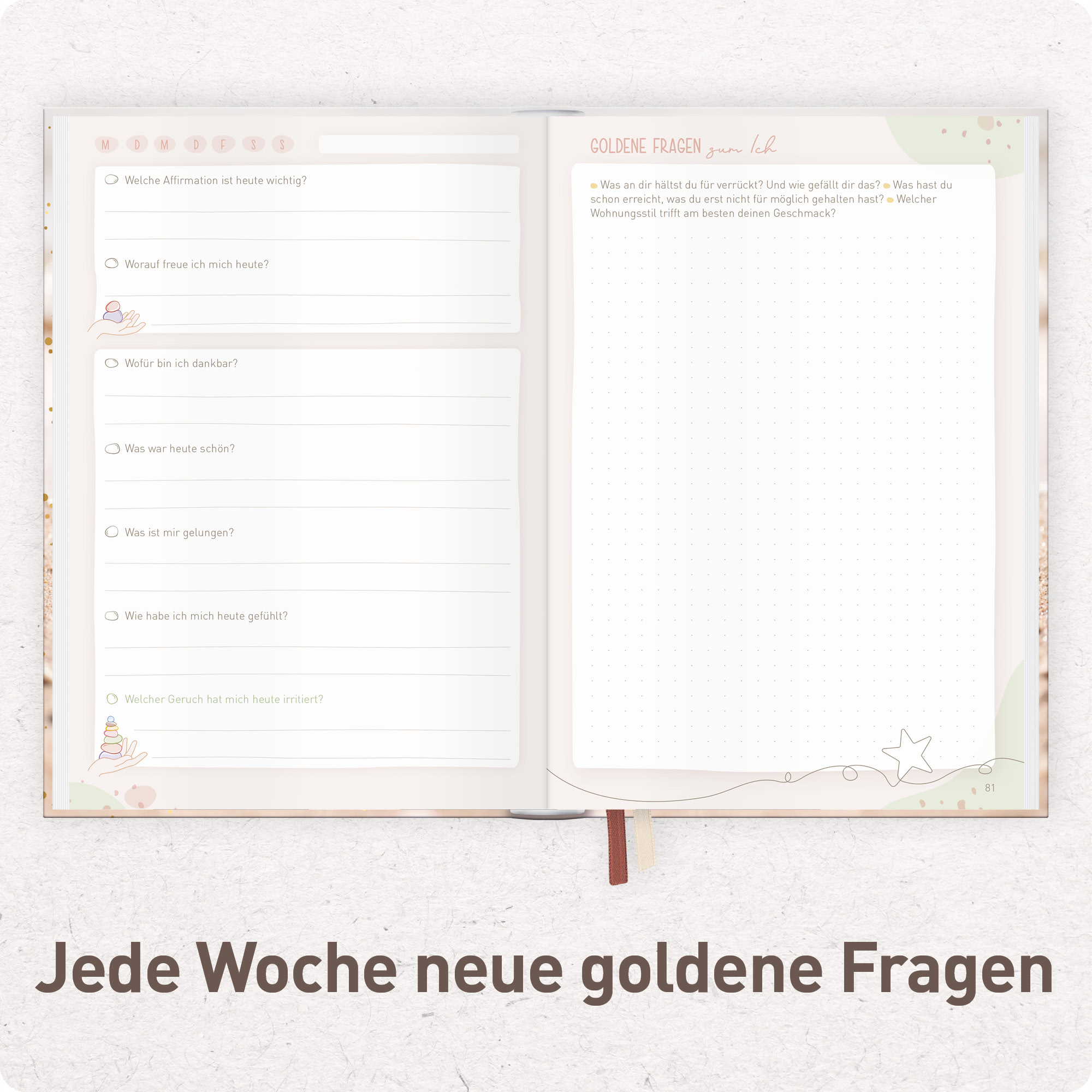 Artikelbild 5 des Artikels “paper&you Das 7-Fragen-Tagebuch A5 für 6 Monate [Neue Wege] “