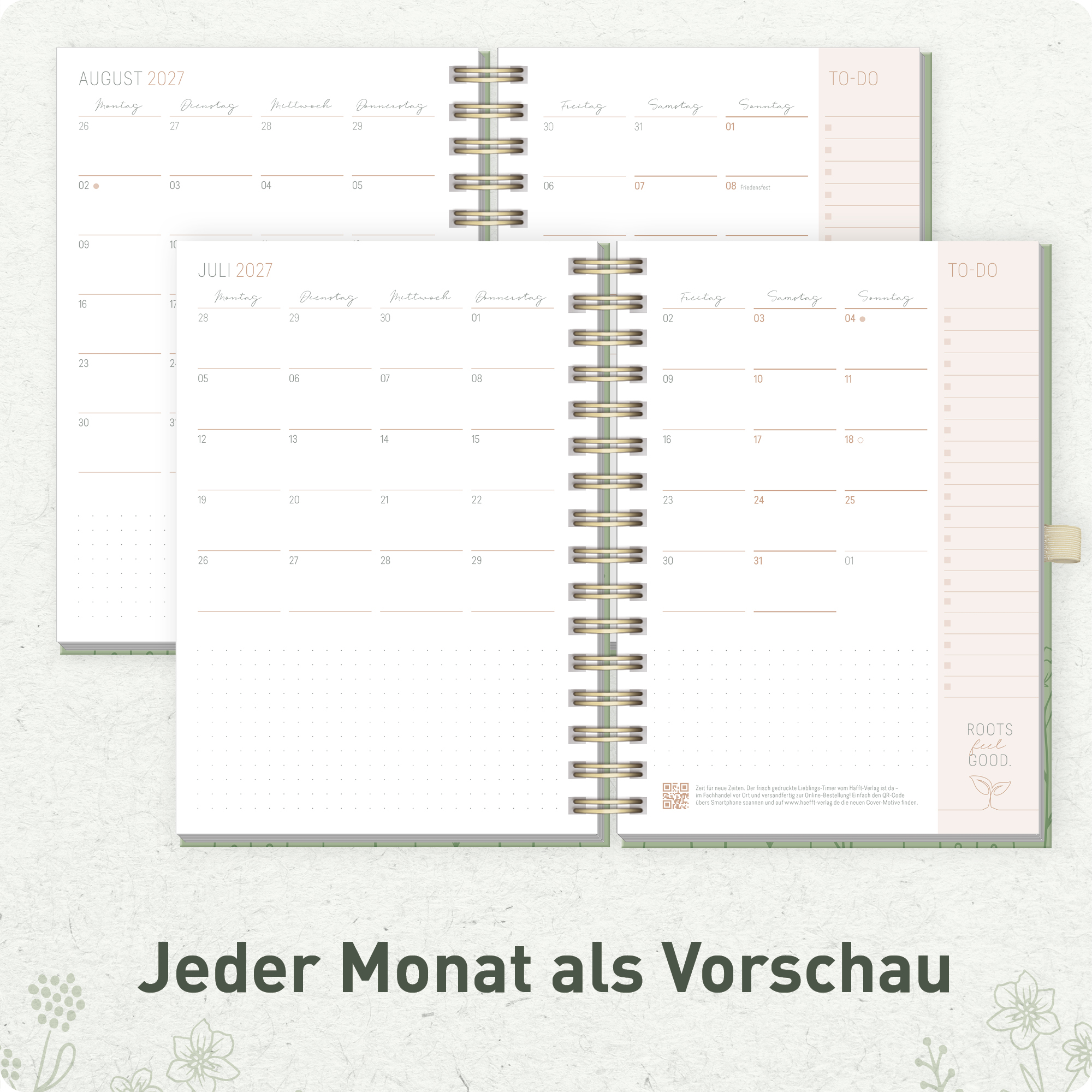 Artikelbild 5 des Artikels “Lieblings-Timer Deluxe A5 2026/2027 [Fine Flowers salbei] “