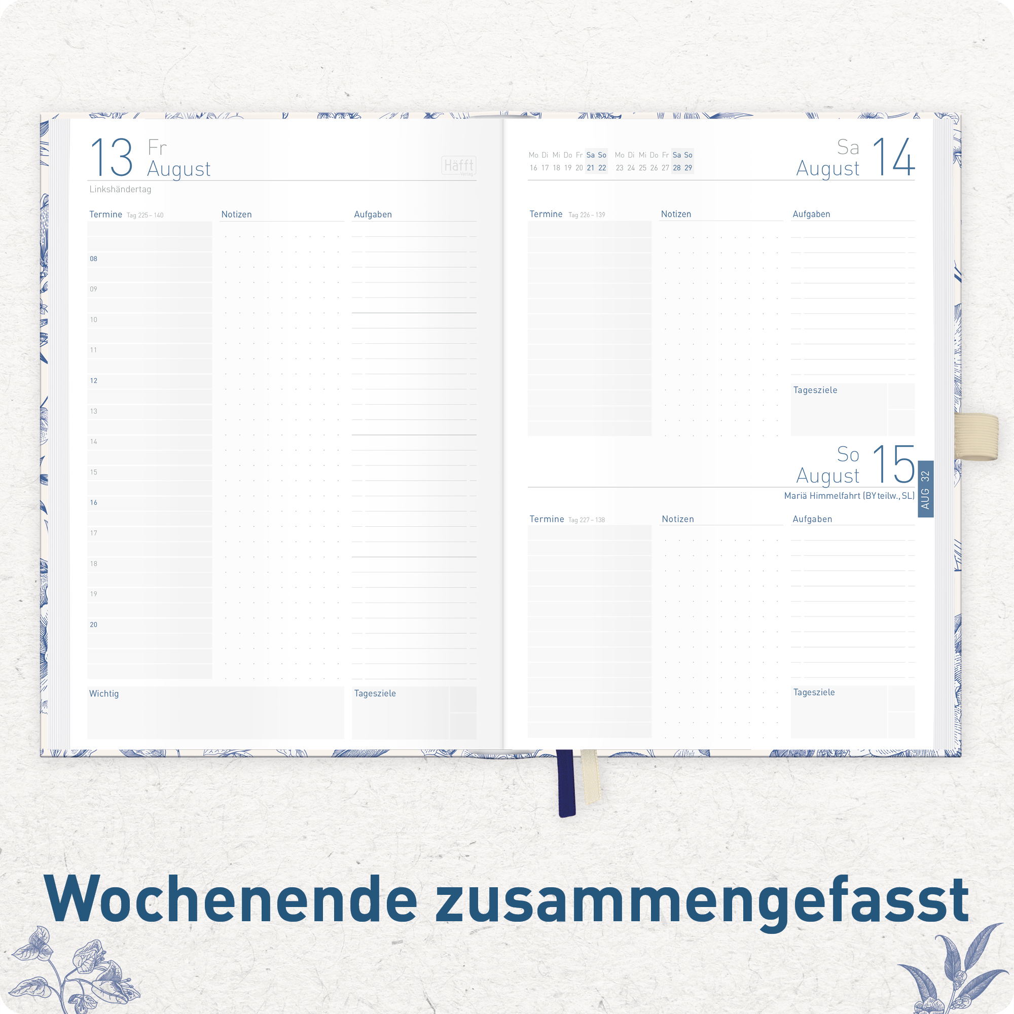 Artikelbild 5 des Artikels “Organizer Day by Day A5 2027 [Fine Style] “