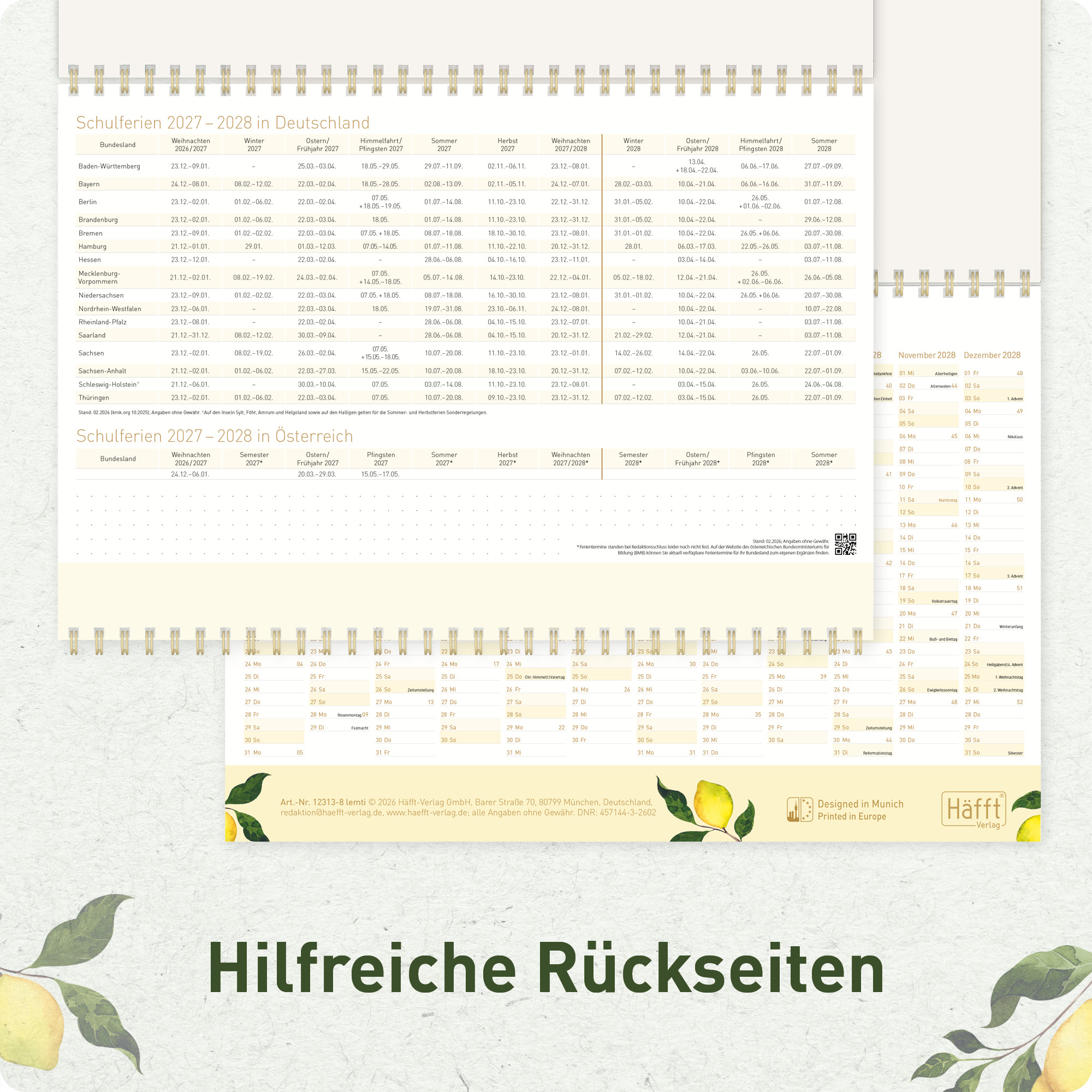 Artikelbild 5 des Artikels “3-Monatskalender 2027 [Lemon Times] “