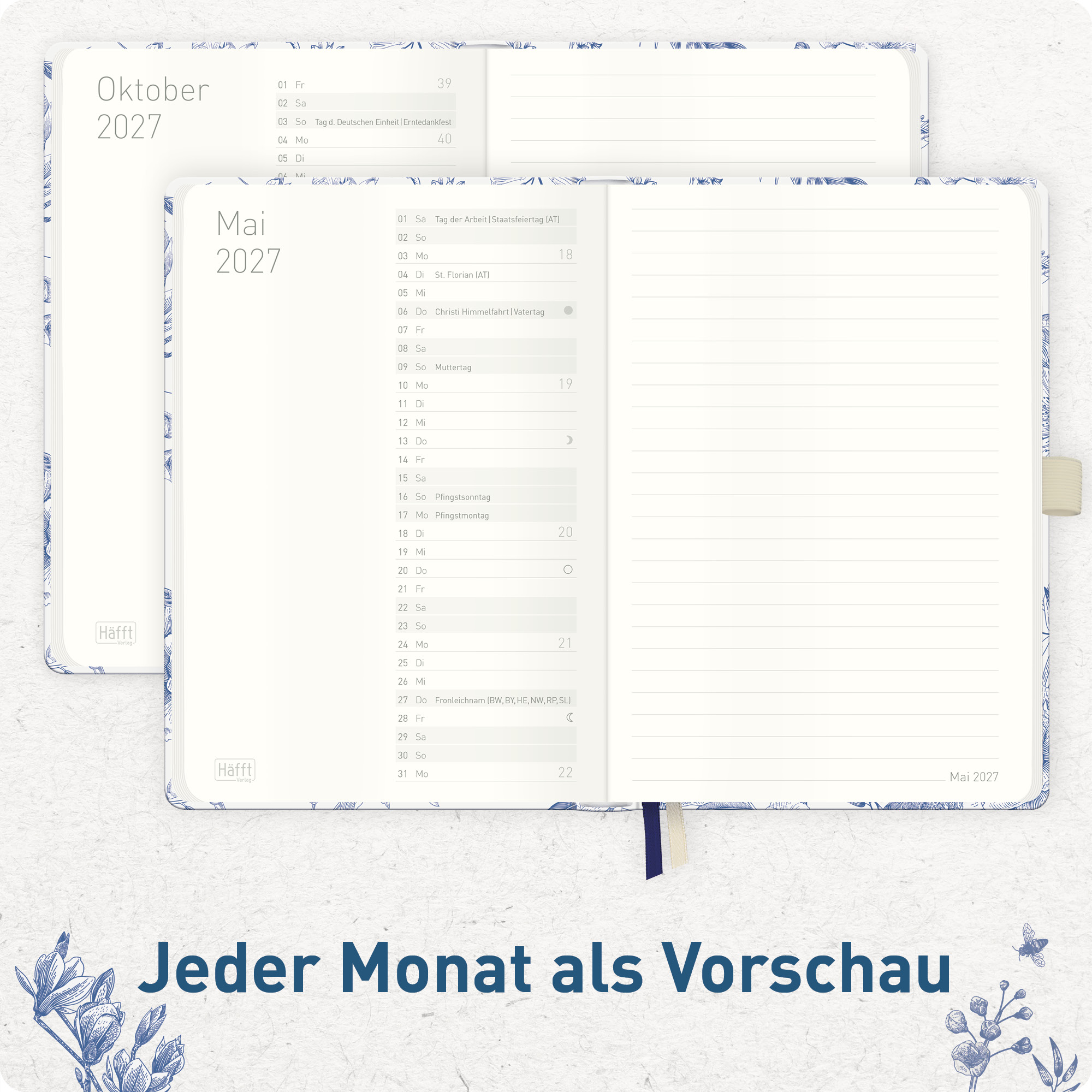 Artikelbild 5 des Artikels “Wochen-Notiz-Kalender A6 2027 [Fine Style] “