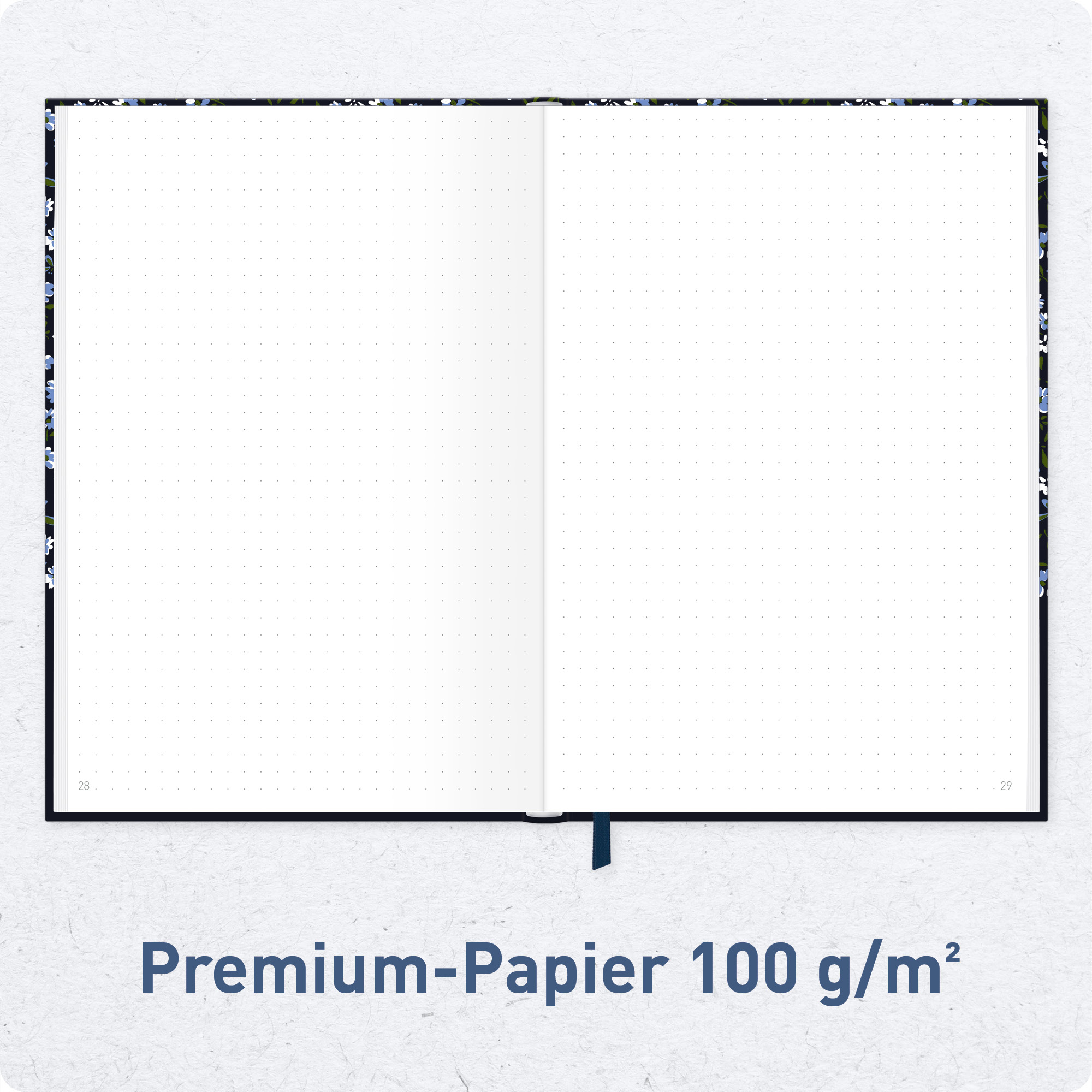 Artikelbild 5 des Artikels “paper&you Journal dotted A5 [Blue Daisy] “
