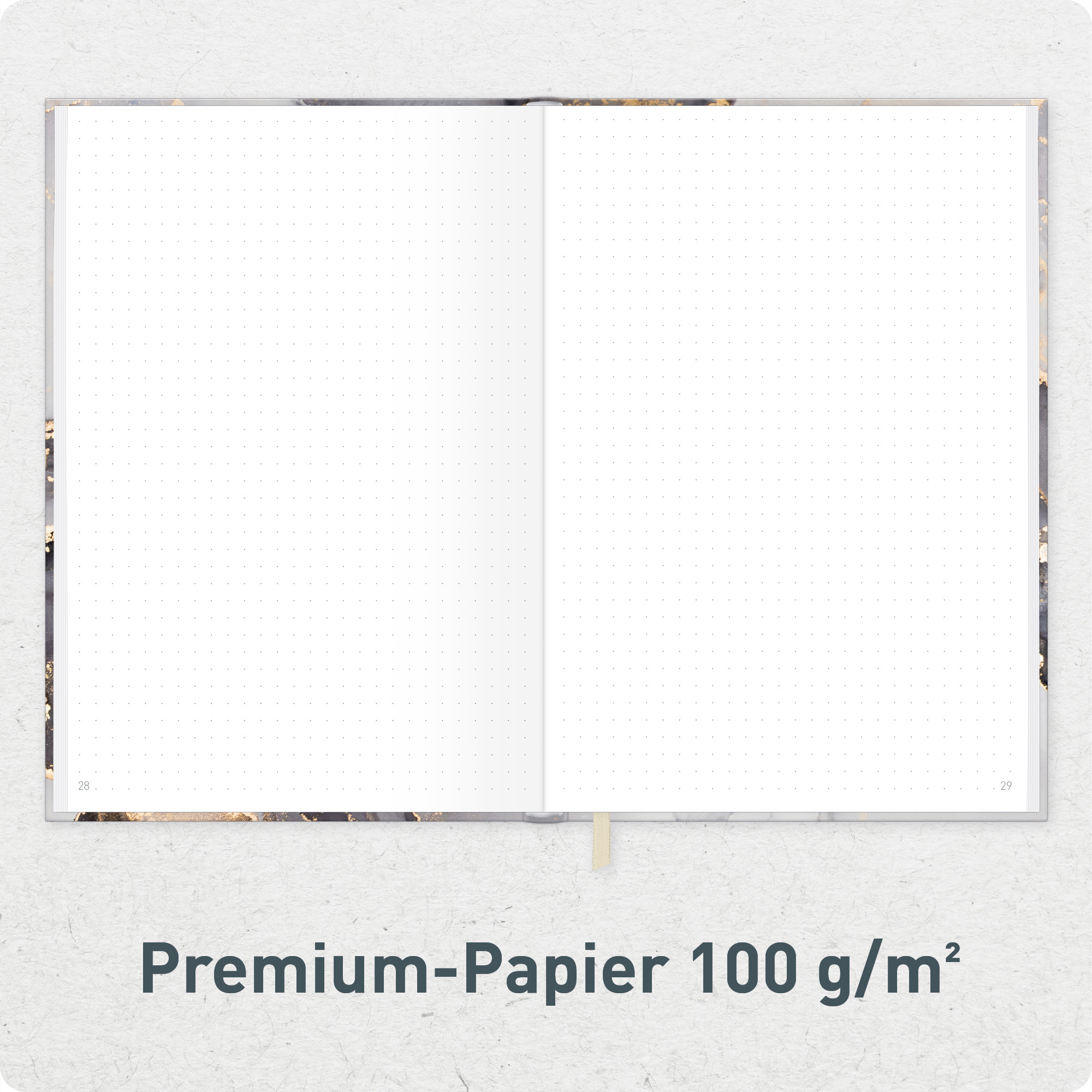Artikelbild 5 des Artikels “paper&you Journal dotted A5 [Grey Marble] “