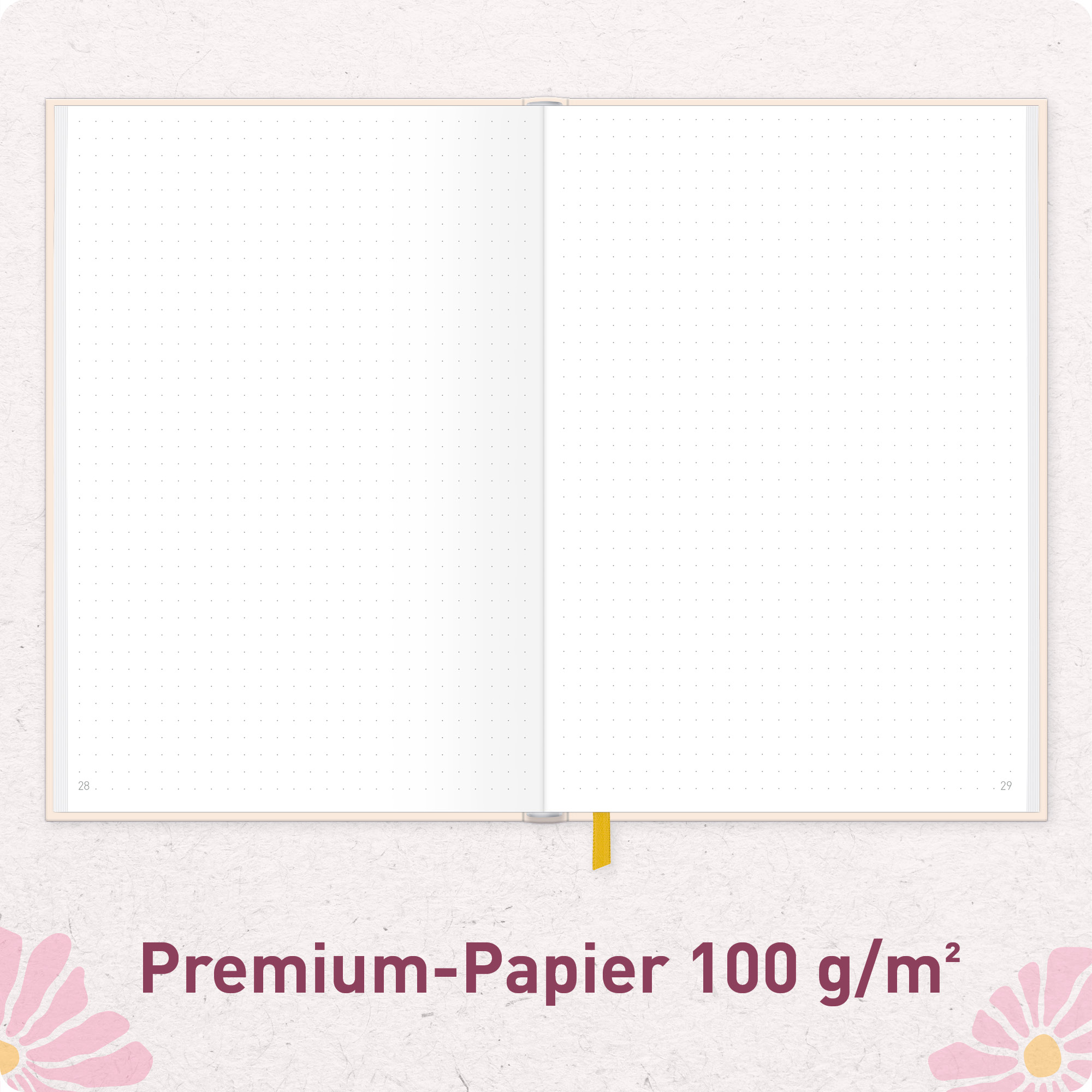 Artikelbild 5 des Artikels “paper&you Journal dotted A5 [Pink Flowers] “