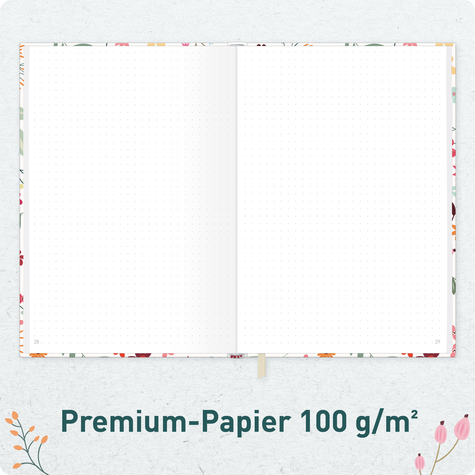 Artikelbild 5 des Artikels “paper&you Journal dotted A5 [Wild Flower] “