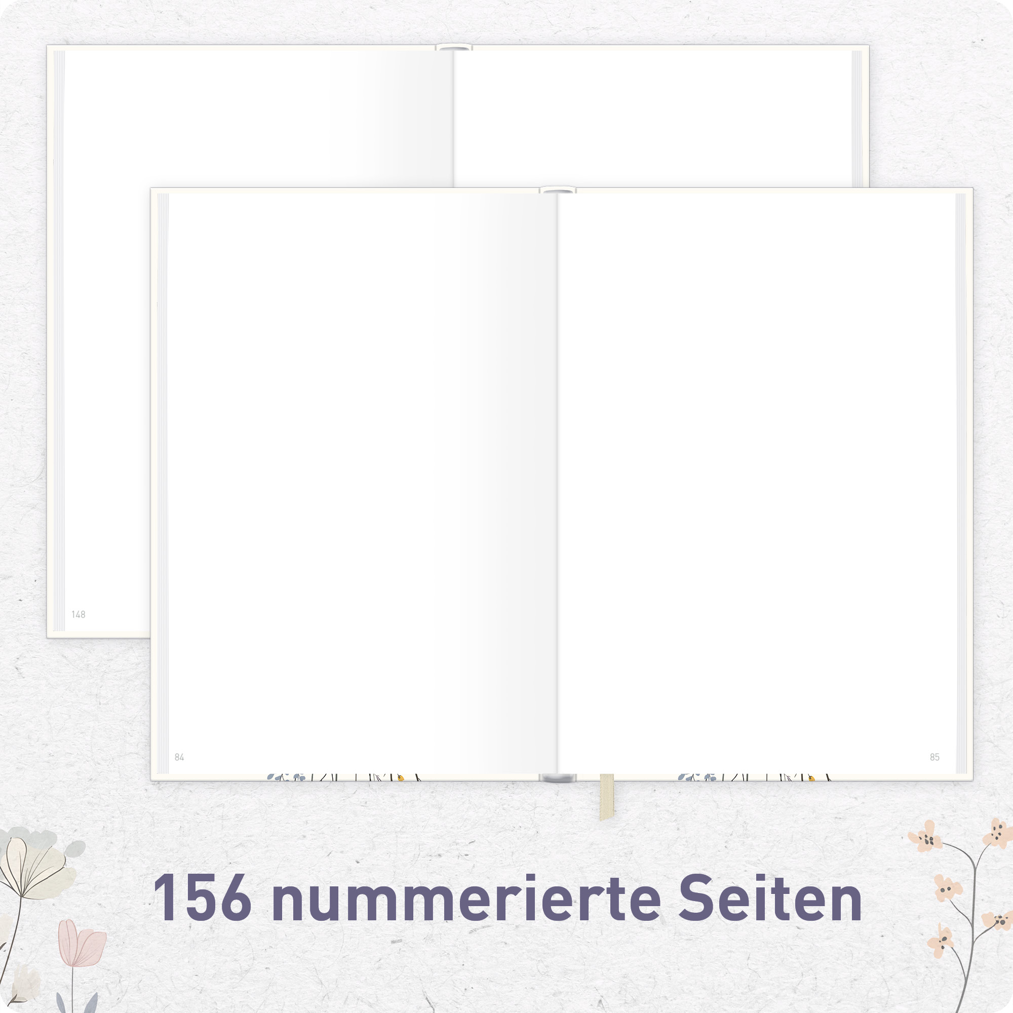 Artikelbild 5 des Artikels “Notizbuch Classic A5+ blanko [Flower Joy] “