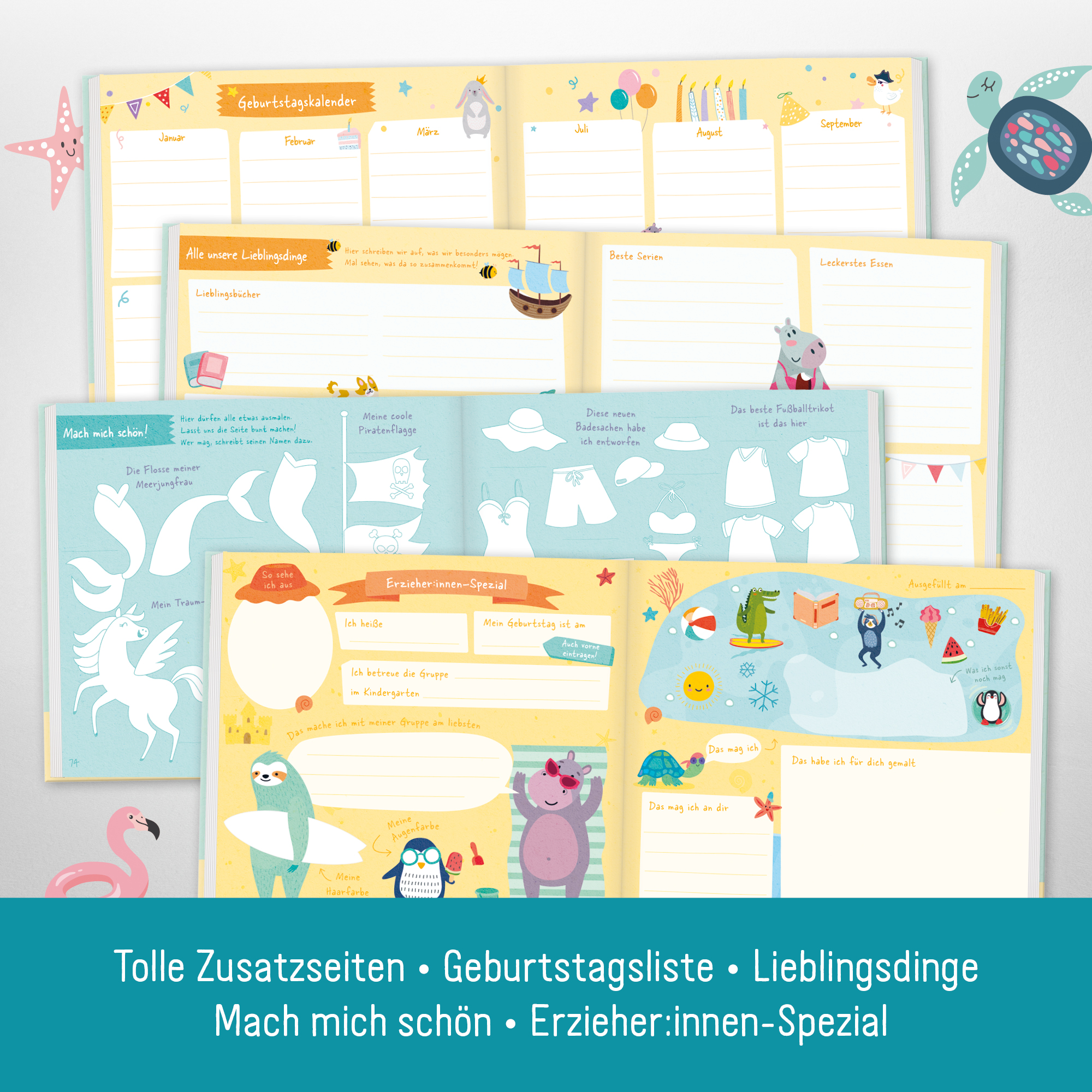 Artikelbild 5 des Artikels “Freundebuch Kindergarten [Meerjungfrau] “