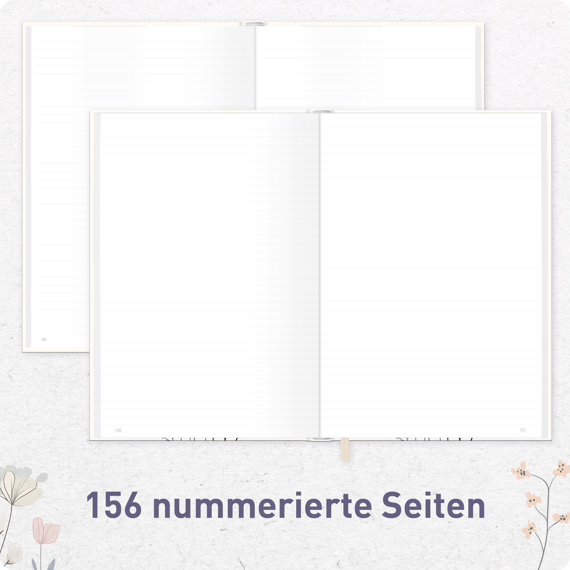 Artikelbild 5 des Artikels “paper&you Notizbuch A4+ liniert [Flower Joy] “
