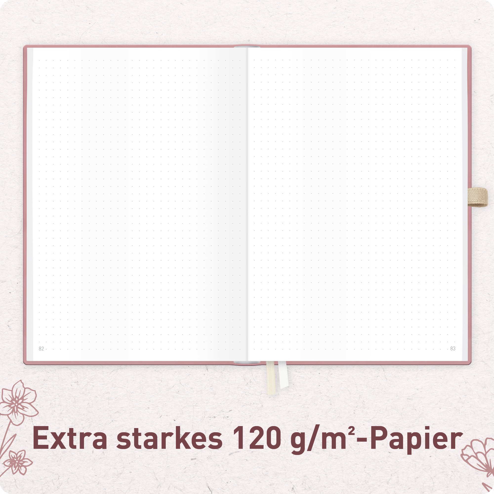 Artikelbild 5 des Artikels “p&y Journal Premium dotted A5 [Fine Flowers rosé] “