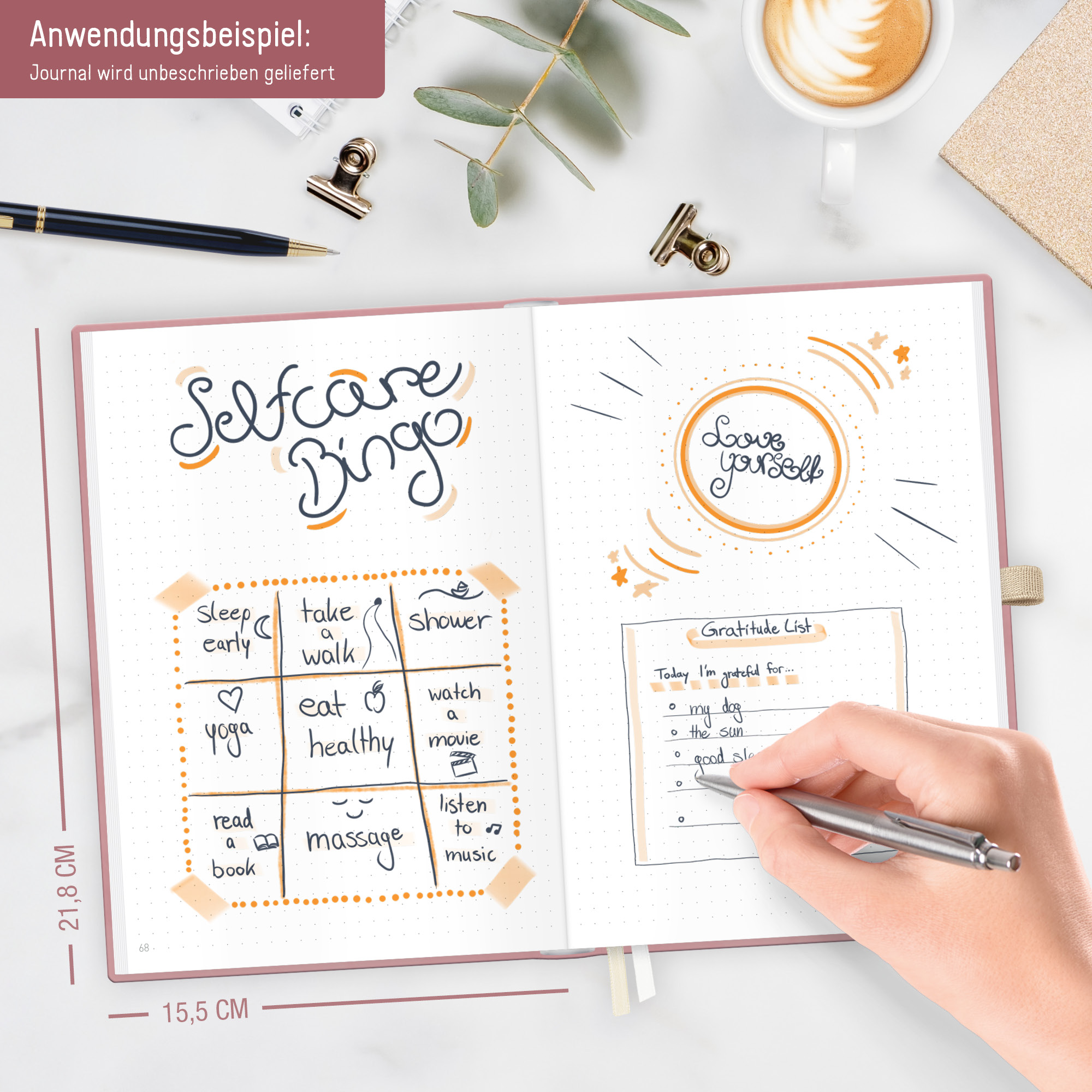 Artikelbild 5 des Artikels “p&y Journal Premium dotted A5 [Fine Flowers rosé] “