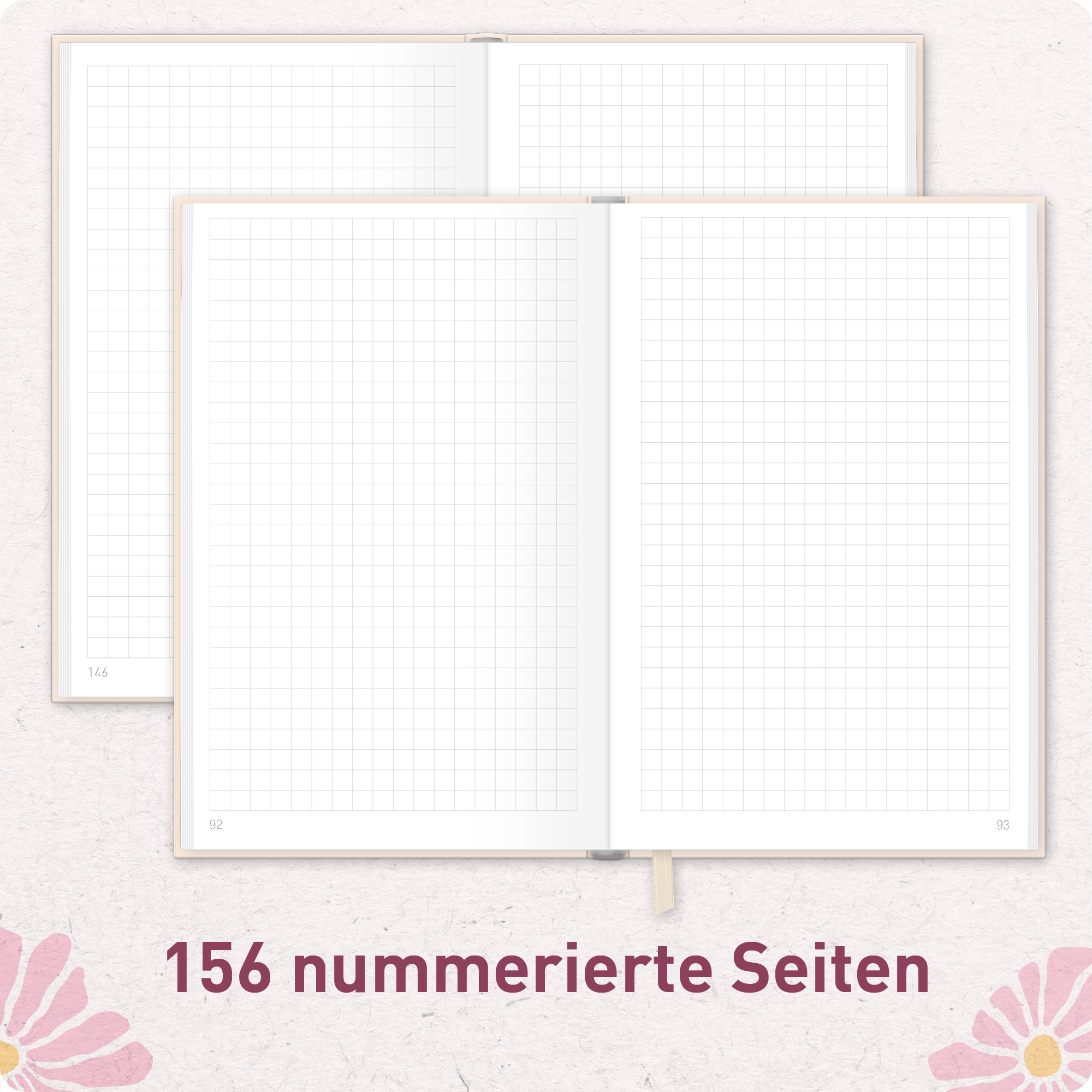 Artikelbild 5 des Artikels “paper&you Notizbuch kariert A6+ 