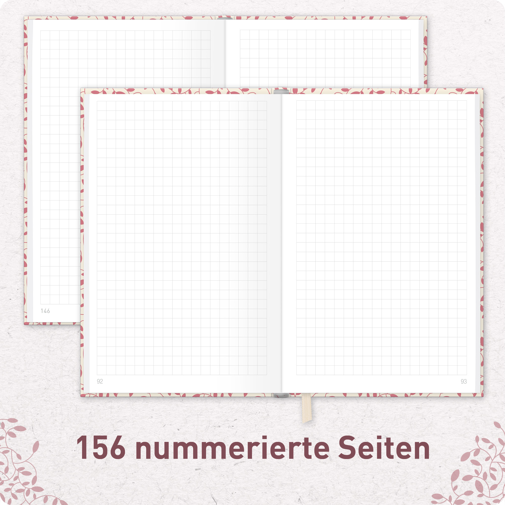 Artikelbild 5 des Artikels “p&y Notizbuch kariert A6+ [Red Leaves] “