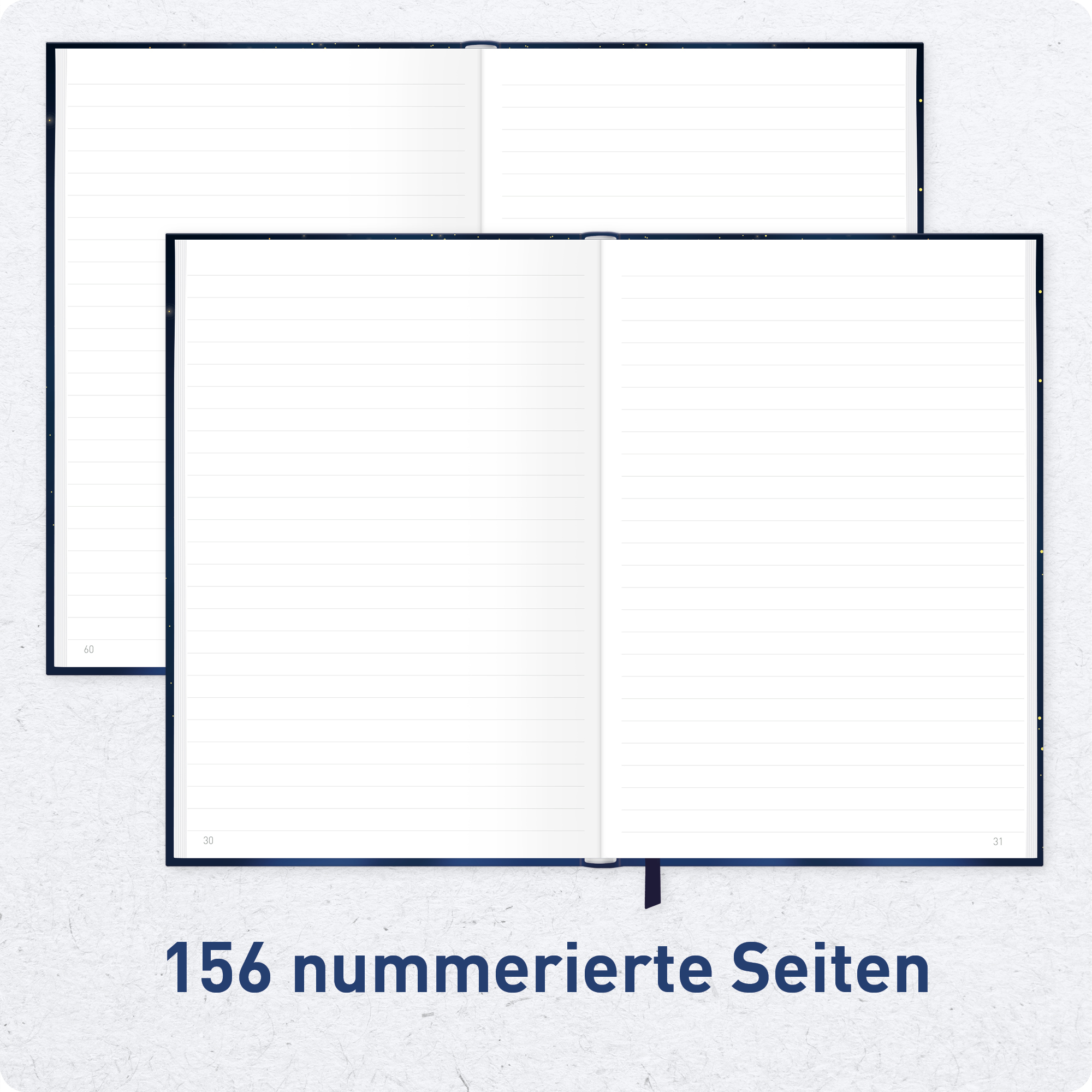 Artikelbild 5 des Artikels “paper&you Notizbuch Classic A5+ liniert [Starry Night] “