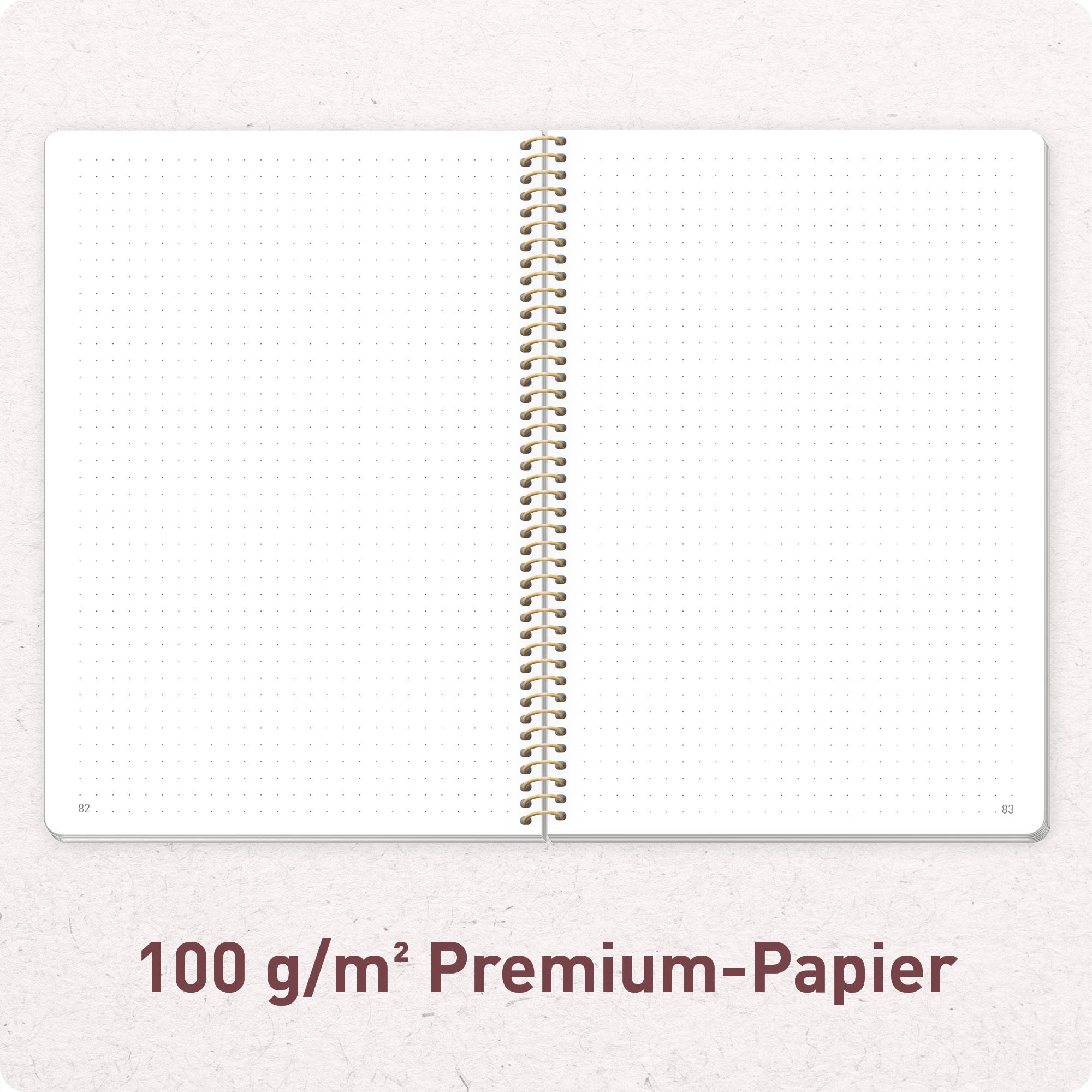 Artikelbild 5 des Artikels “Bullet Journal dotted A5 mit Spiralbindung [Glamour Dots] “