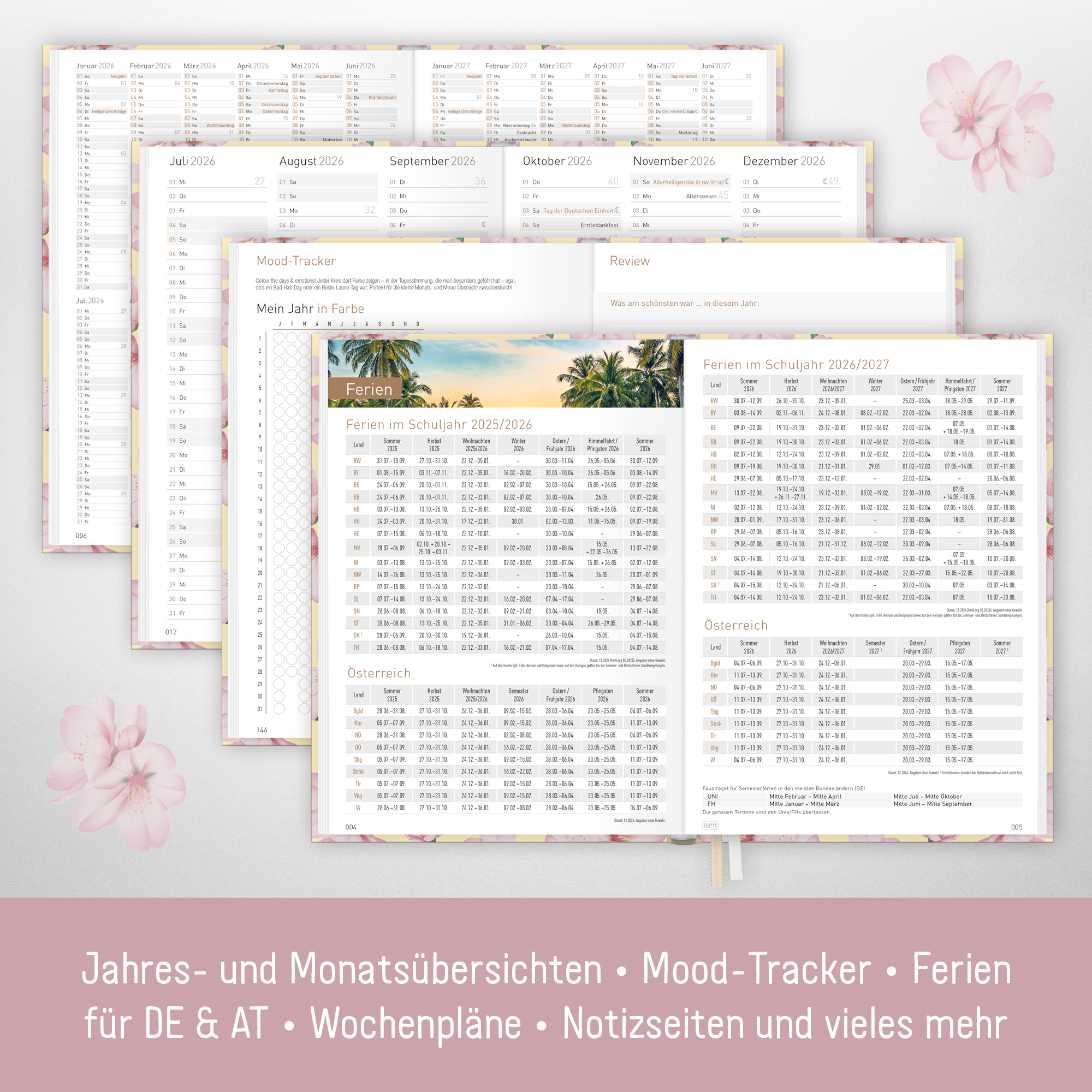 Artikelbild 5 des Artikels “Chäff-Timer Classic A5 2026 [Cherry Blossoms] “