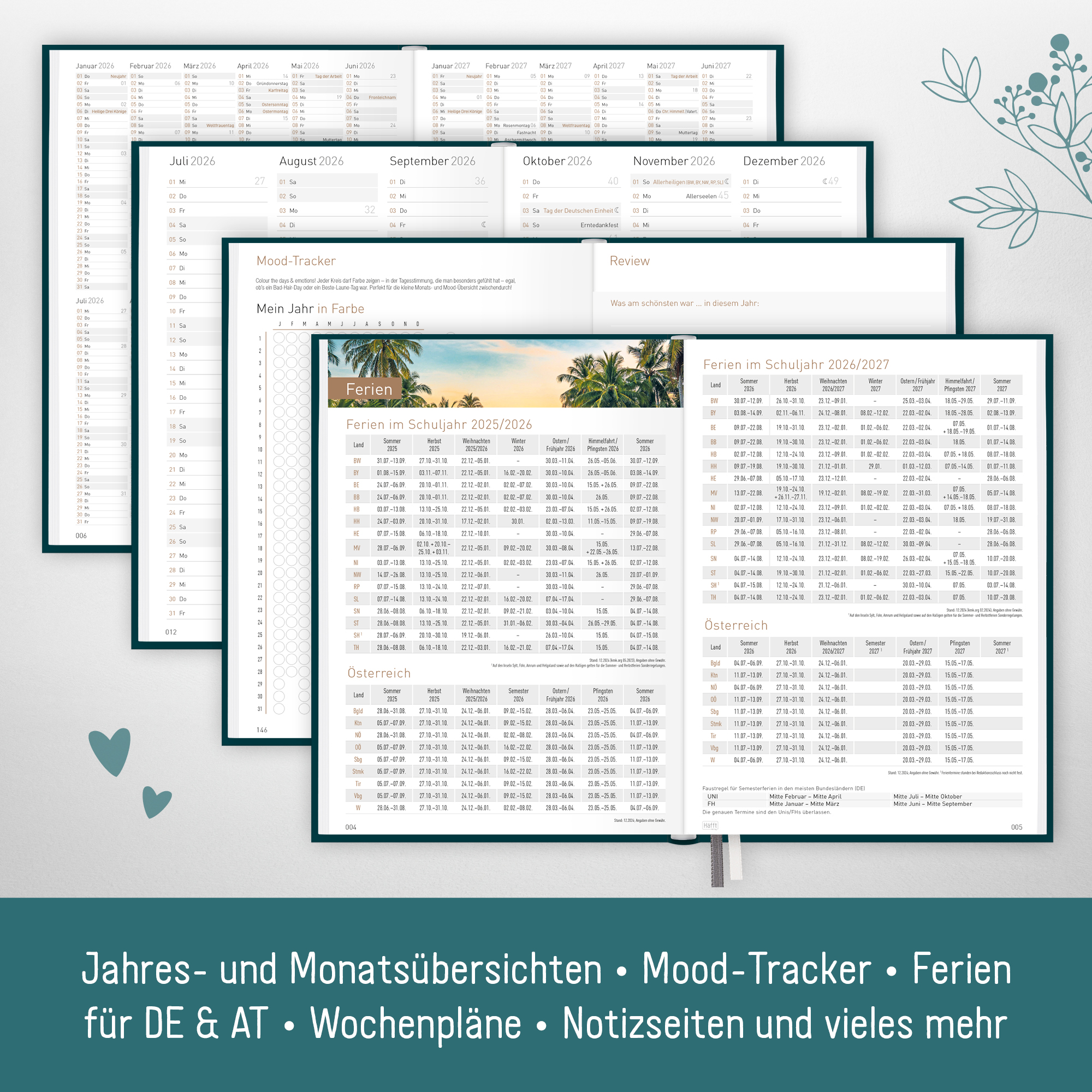 Artikelbild 5 des Artikels “Chäff-Timer Classic A5 2026 [Little Flower] “